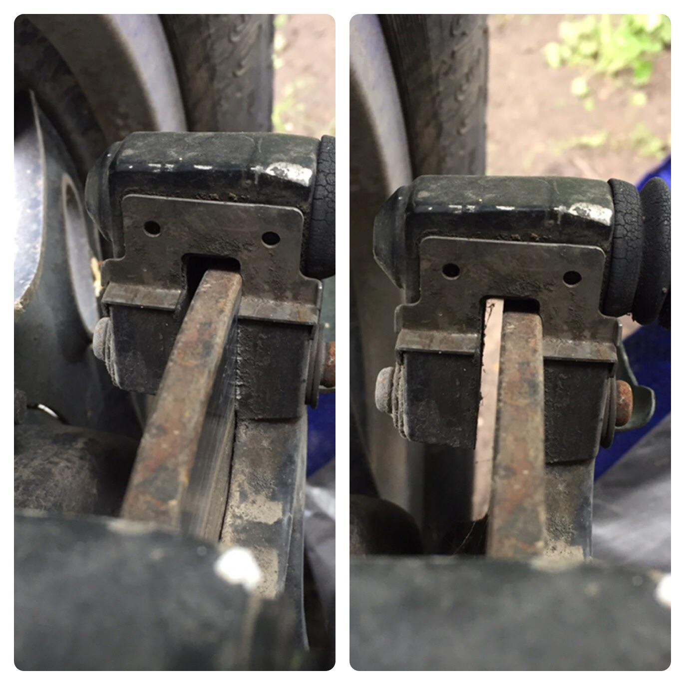 Rear brake rotor touching outer caliper housing. Any thoughts? : r/HondaCB