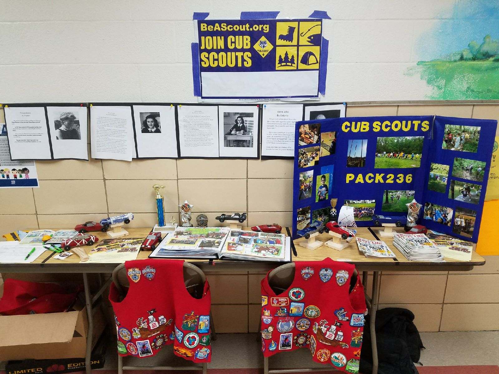 Here is how our recruitment table turned out. r/BSA
