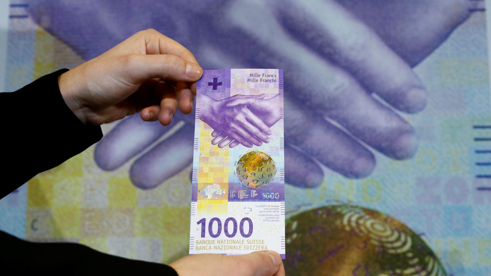 Europe / Currency The most valuable bank note in Europe, 1000 Swiss