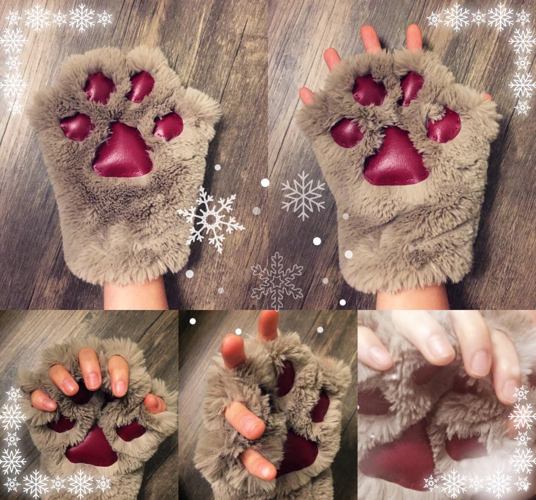 Cute furry cat paws mittens r/furry