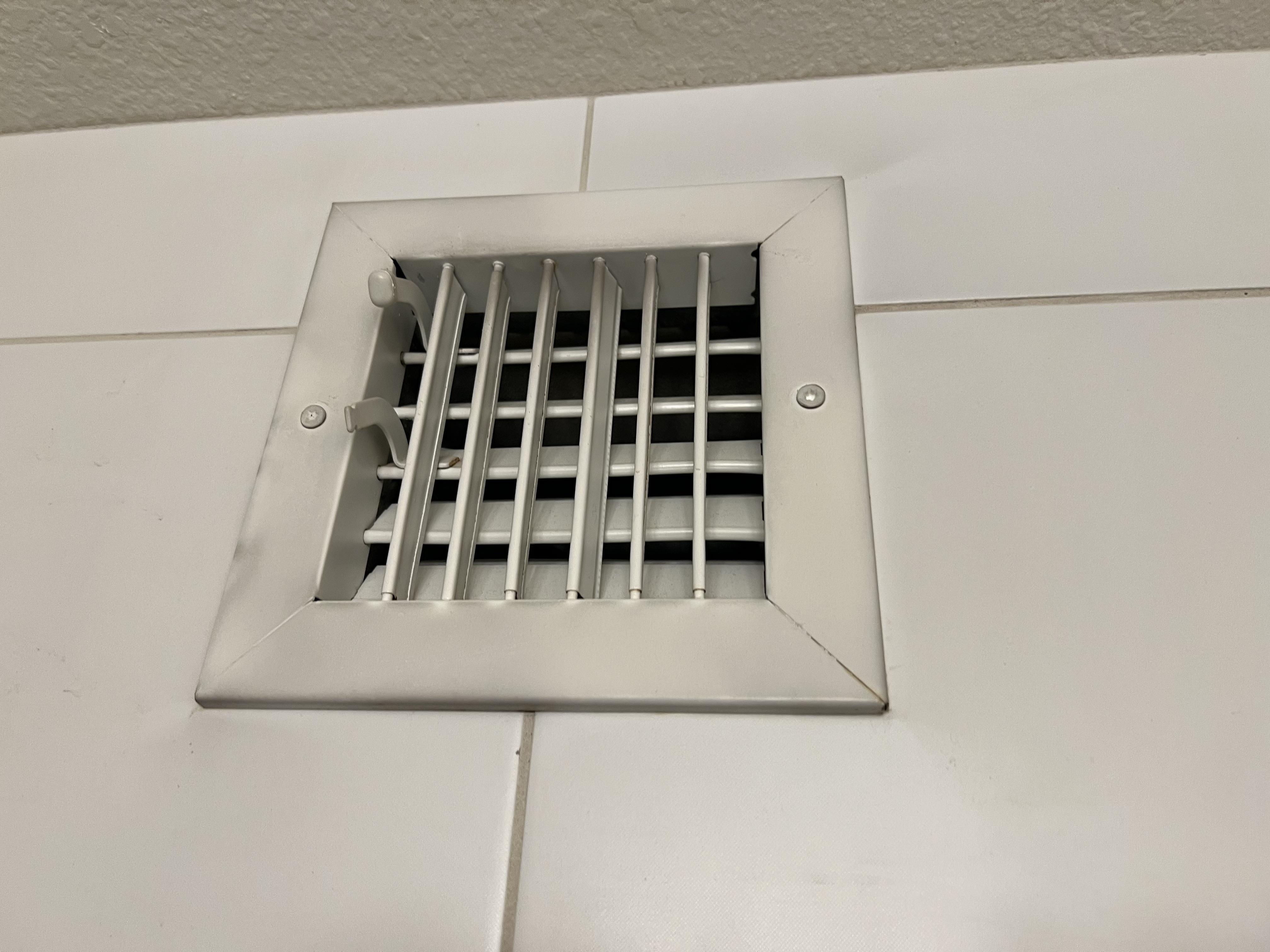 This was bright white 6 months ago. Now it looks like the ac/heater is