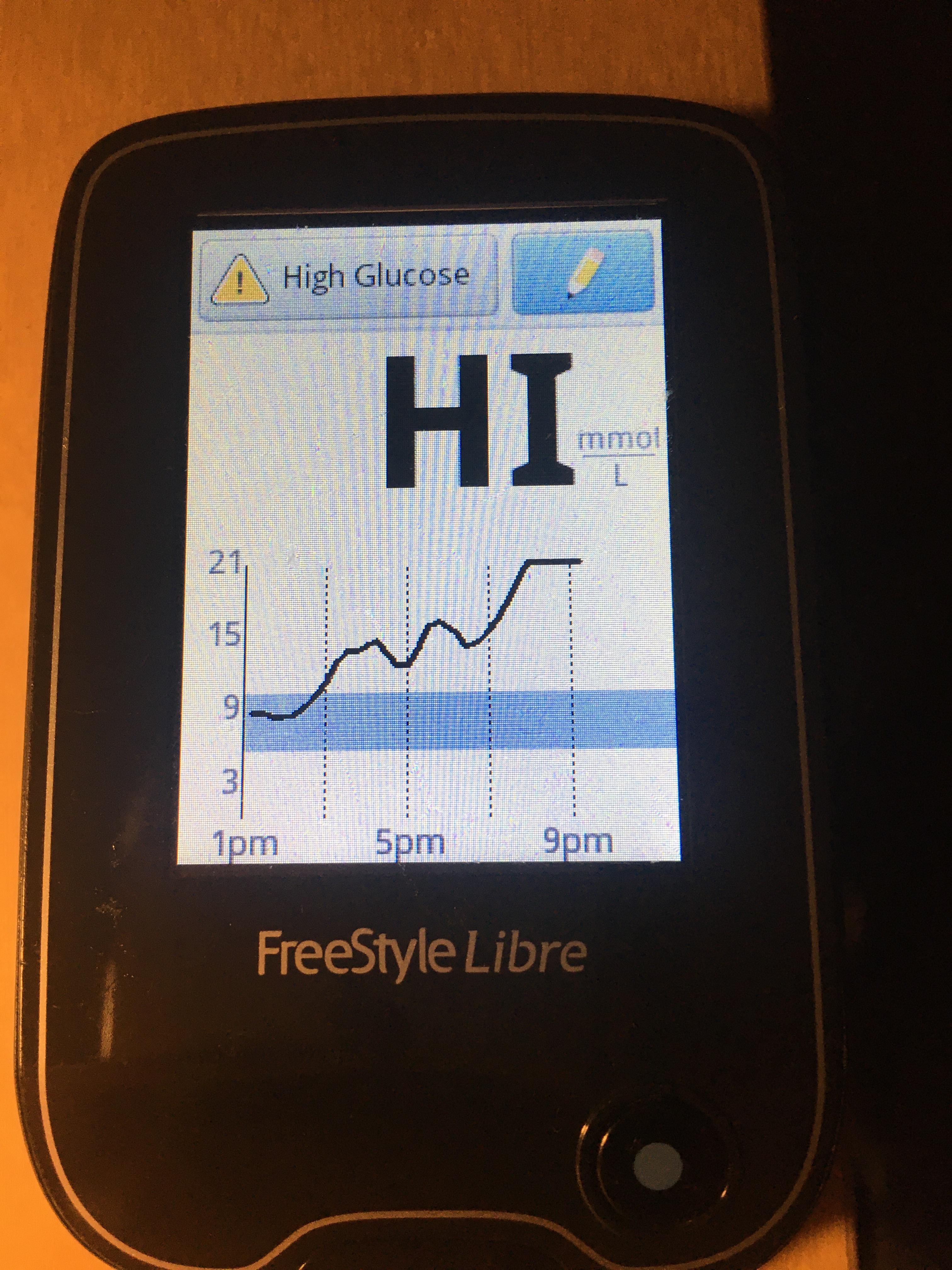 I love when my sensor says hello! diabetes_t1
