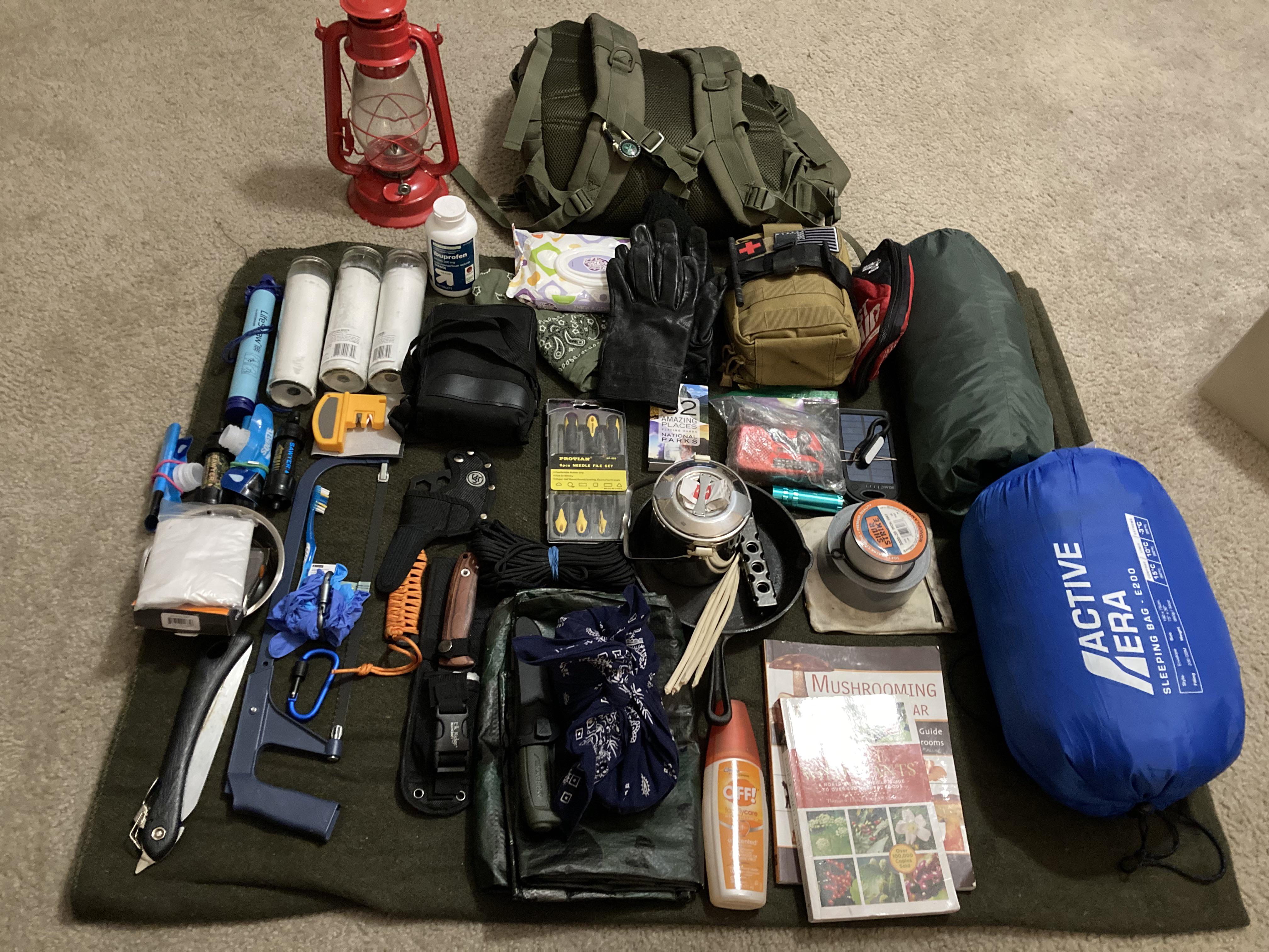 Camping Loadout (feedback please?) r/Bushcraft