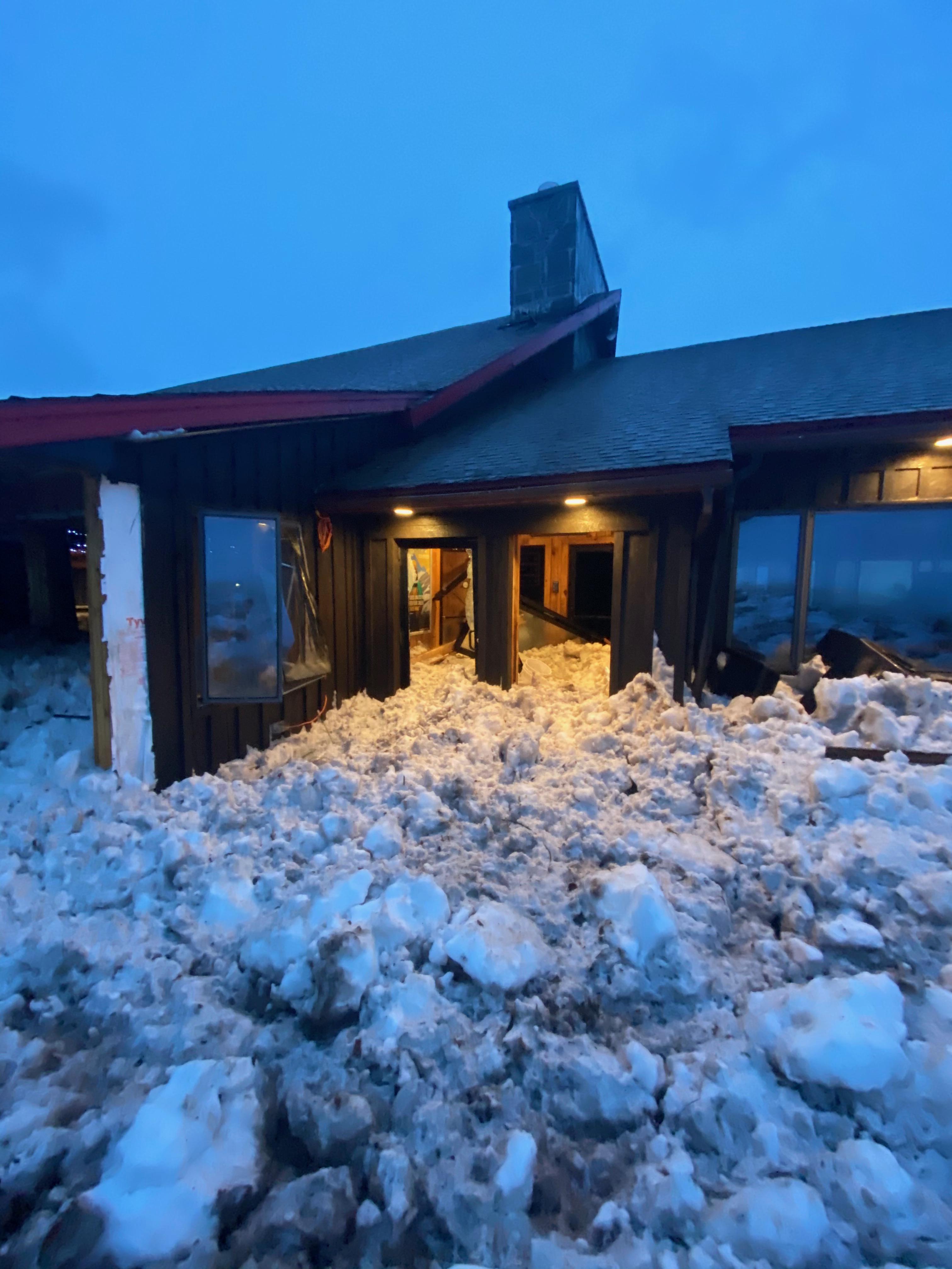 Avalanche at Belleayre Mountain, NY! My home mountain. No injuries but