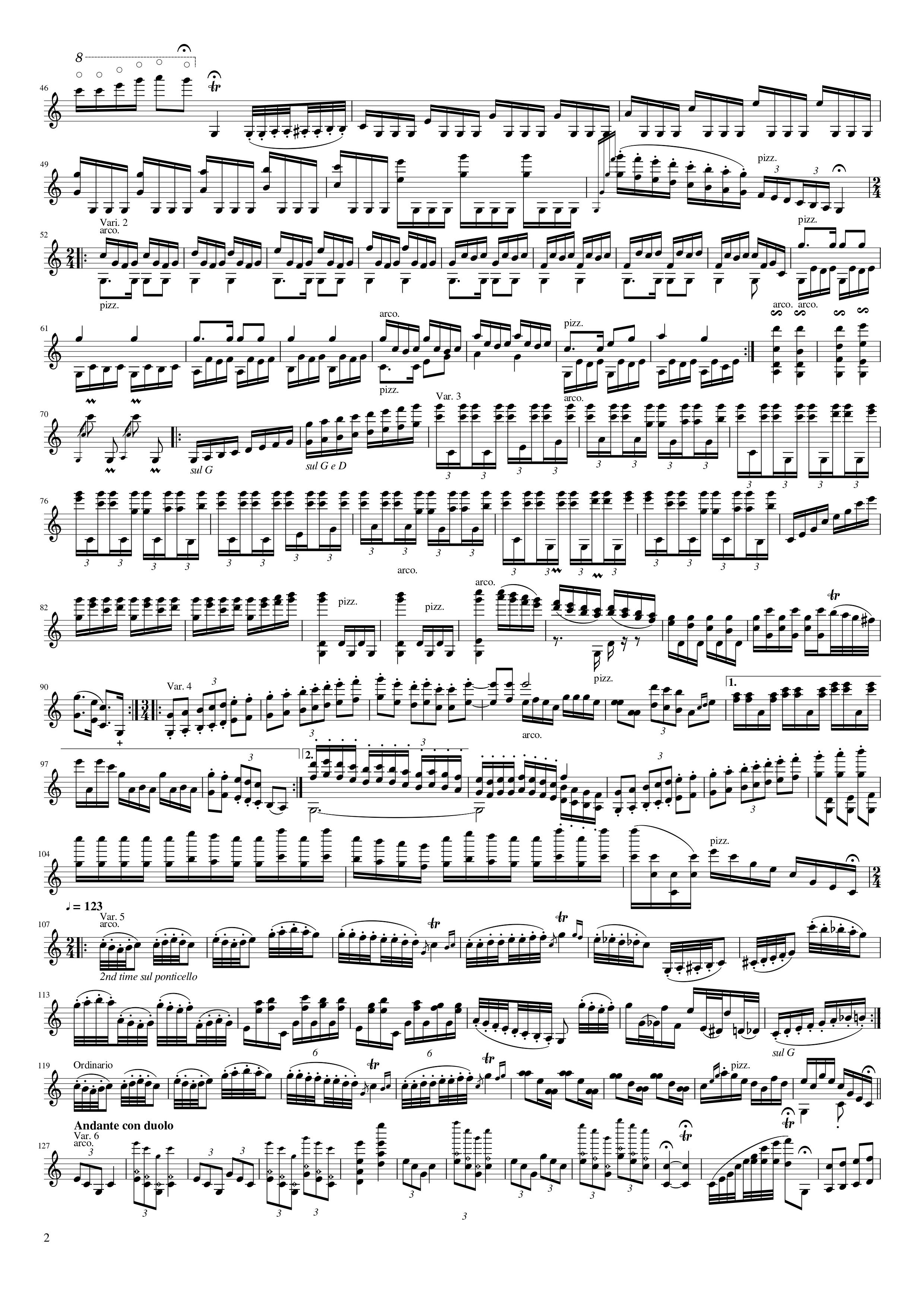 Composed after I watched 2set's hardest violin pieces video, hope to