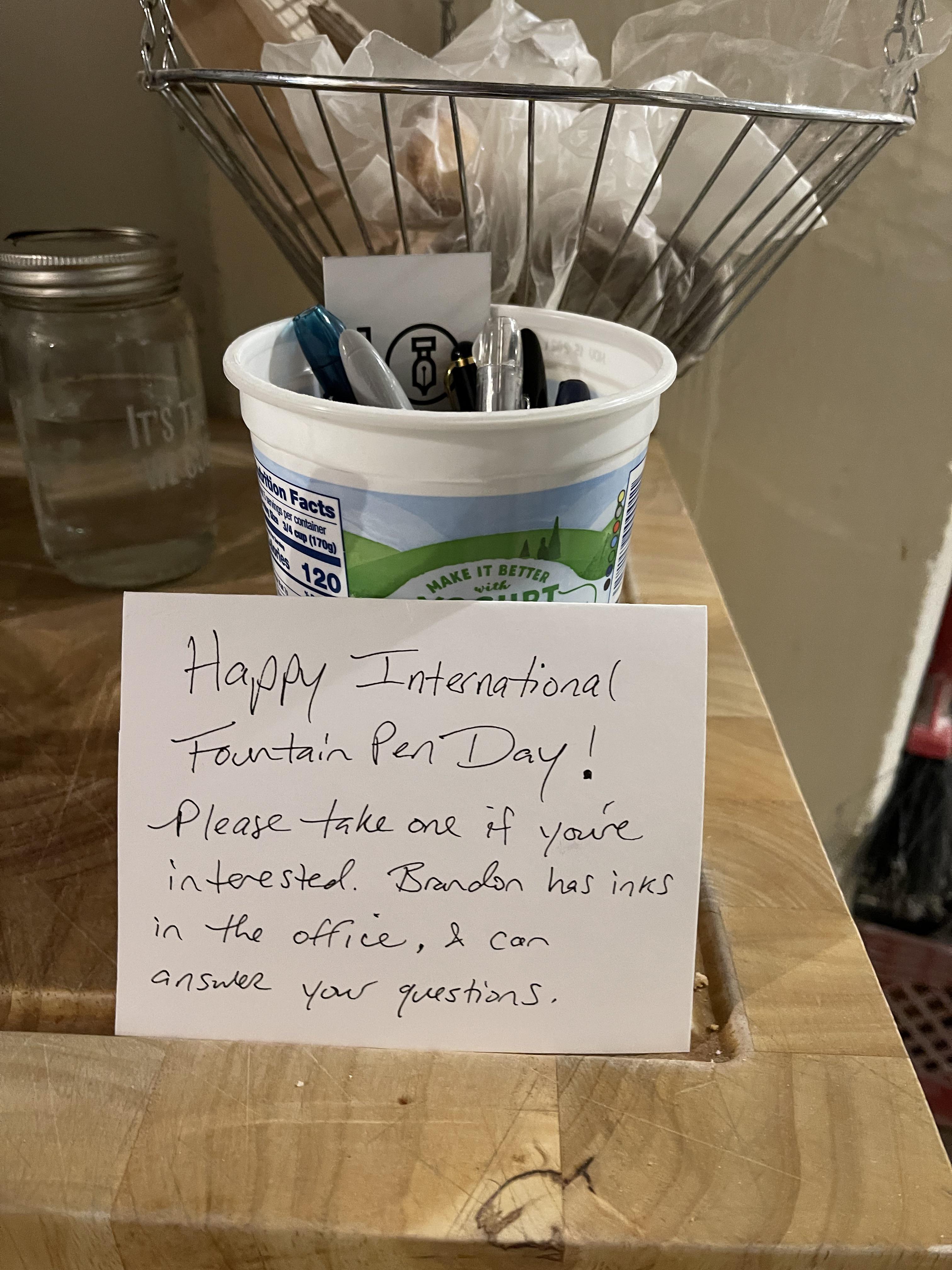 Doing my part for International Fountain Pen Day! r/fountainpens