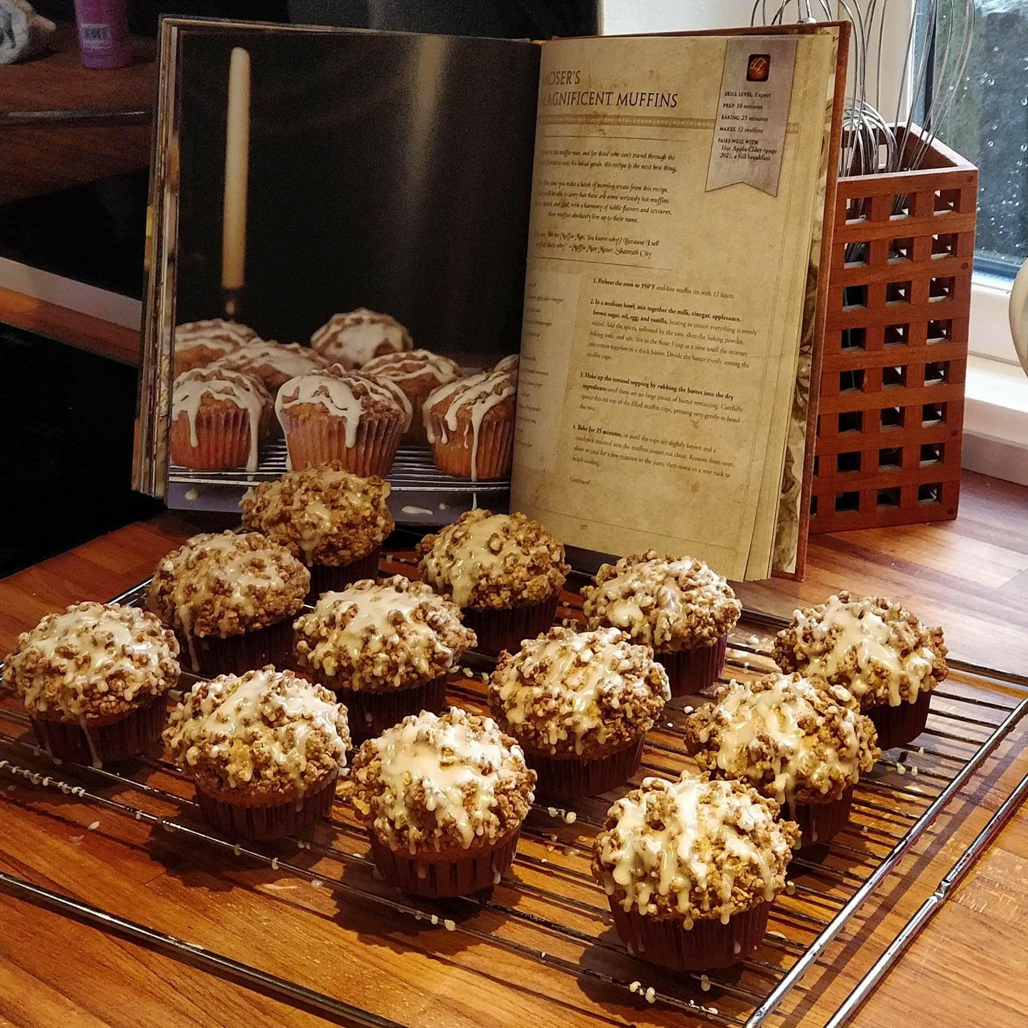 I made Moser's Magnificent Muffins from the WoW Cookbook r/wow