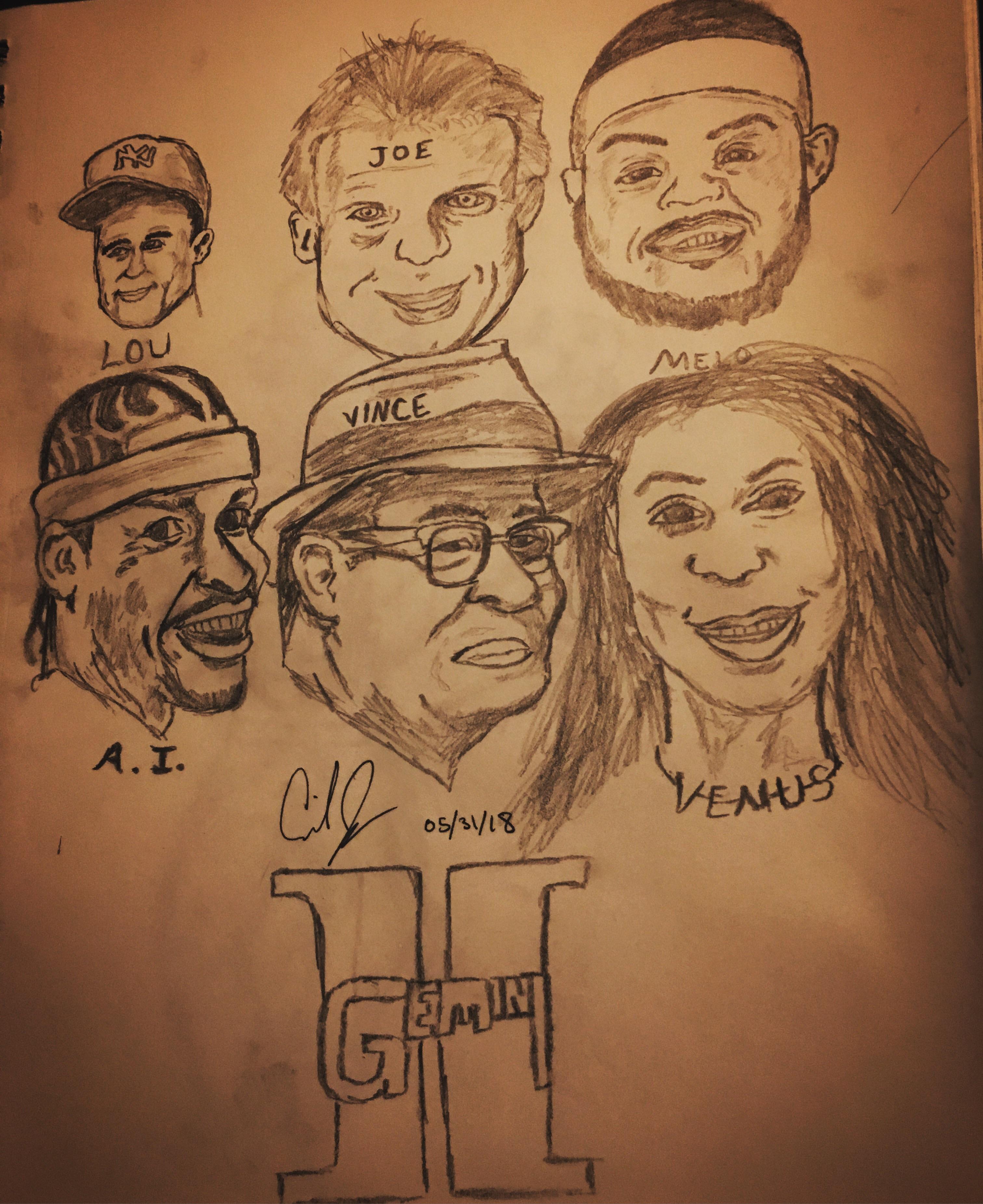Gemini Athletes! Some of the big guns! r/drawing