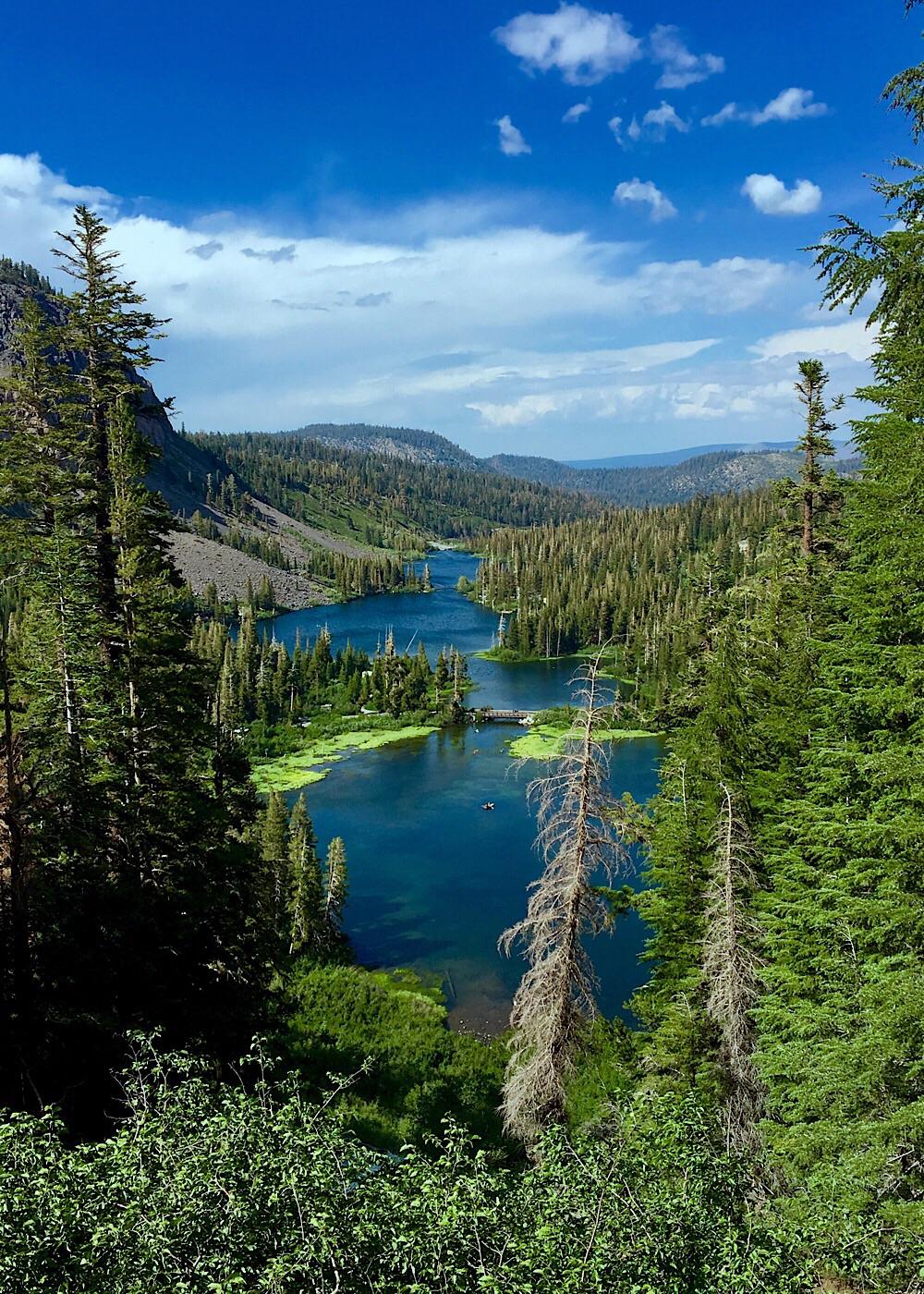 Can’t believe we almost turned back from this view at Twin Lakes