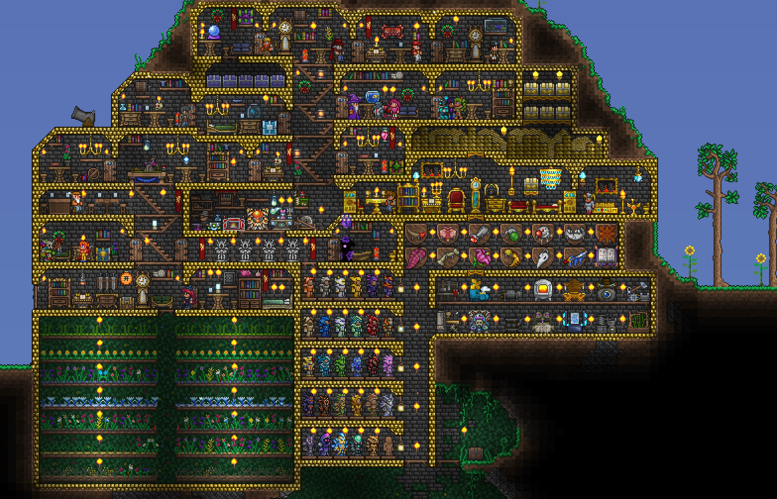 Best Terraria Base Designs Terraria House Progress 5 by wolfsoren