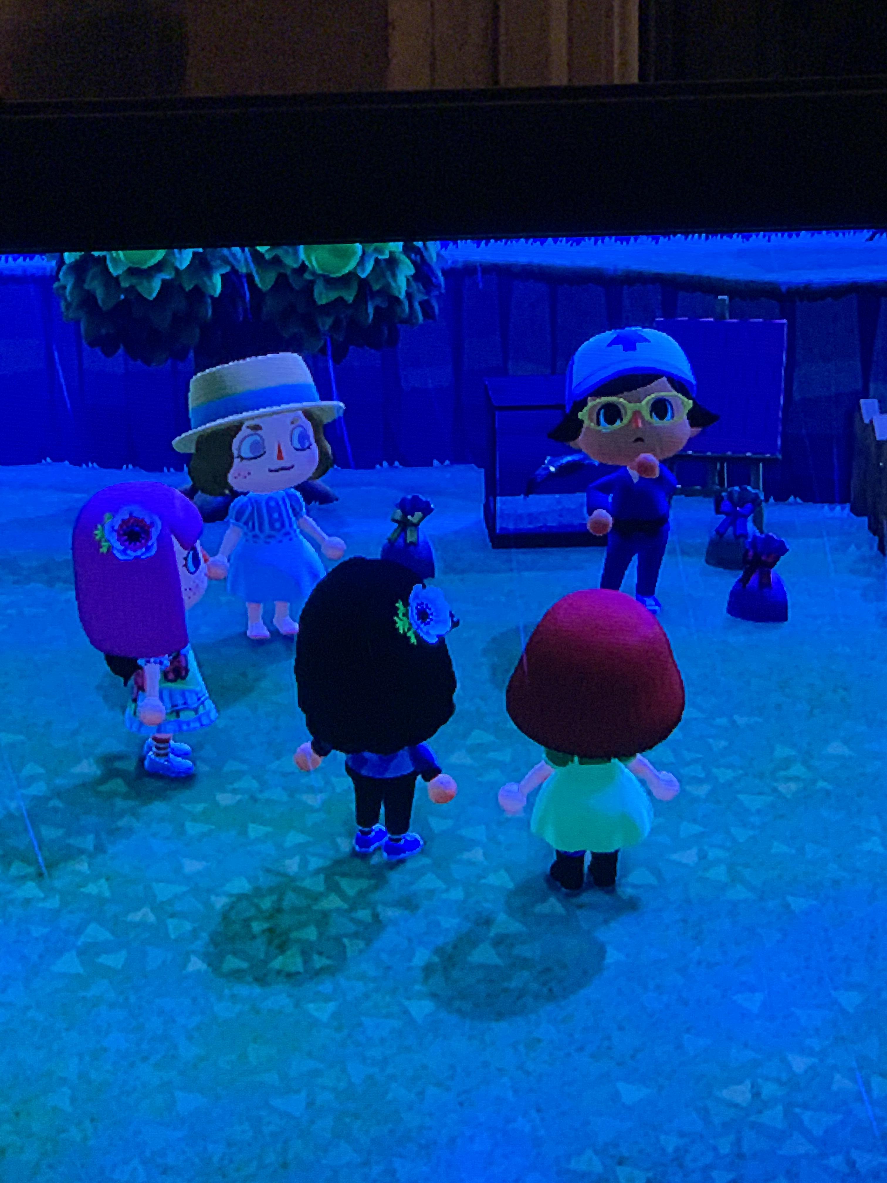 Yesterday was my friend's birthday so we had an animal crossing birthday party! We wrapped