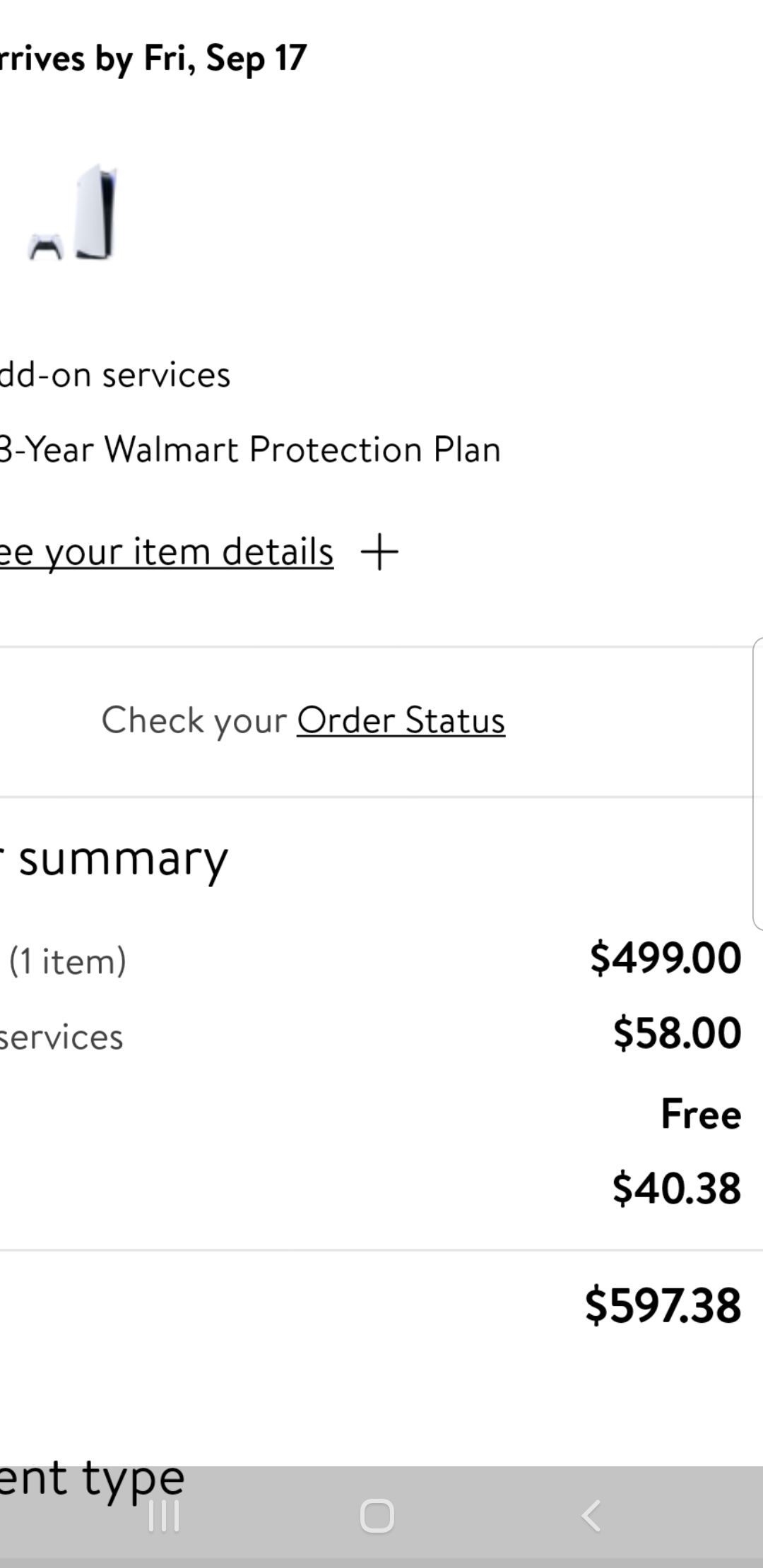 I got the PS5 though walmart's most recent drop, so excited, didn't