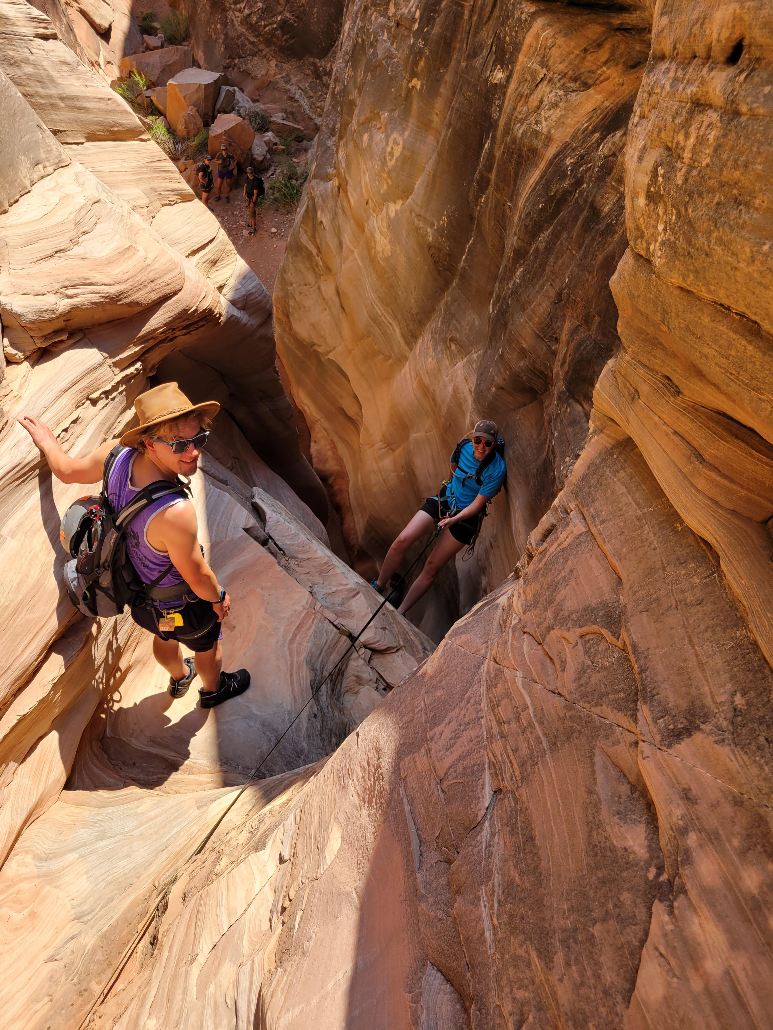 Most recent trip to Utah, the "get new friends on ropes" trip, this one