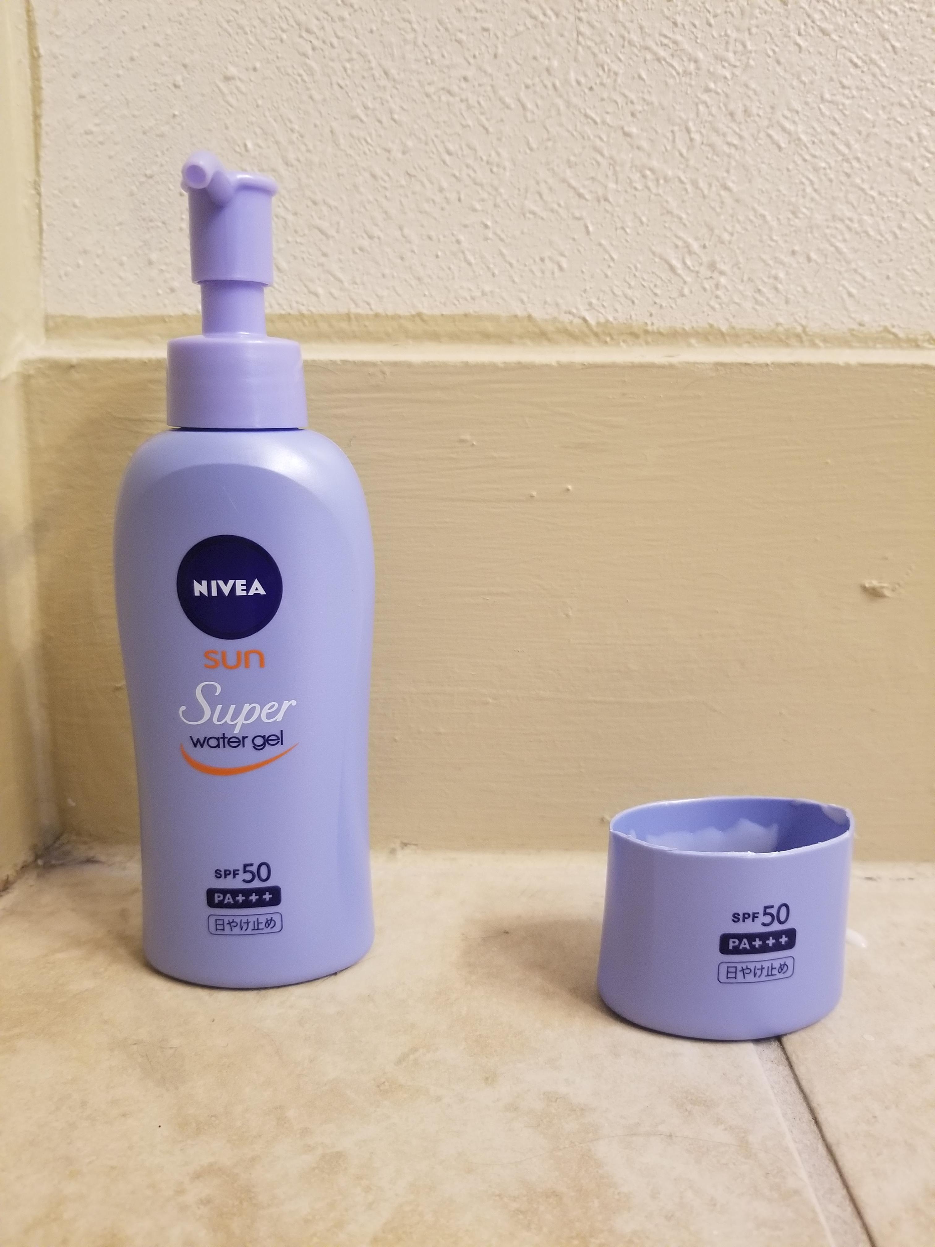 Nivea Super Water Gel sunscreen, pa+++ empty plus new ] r/PanPorn