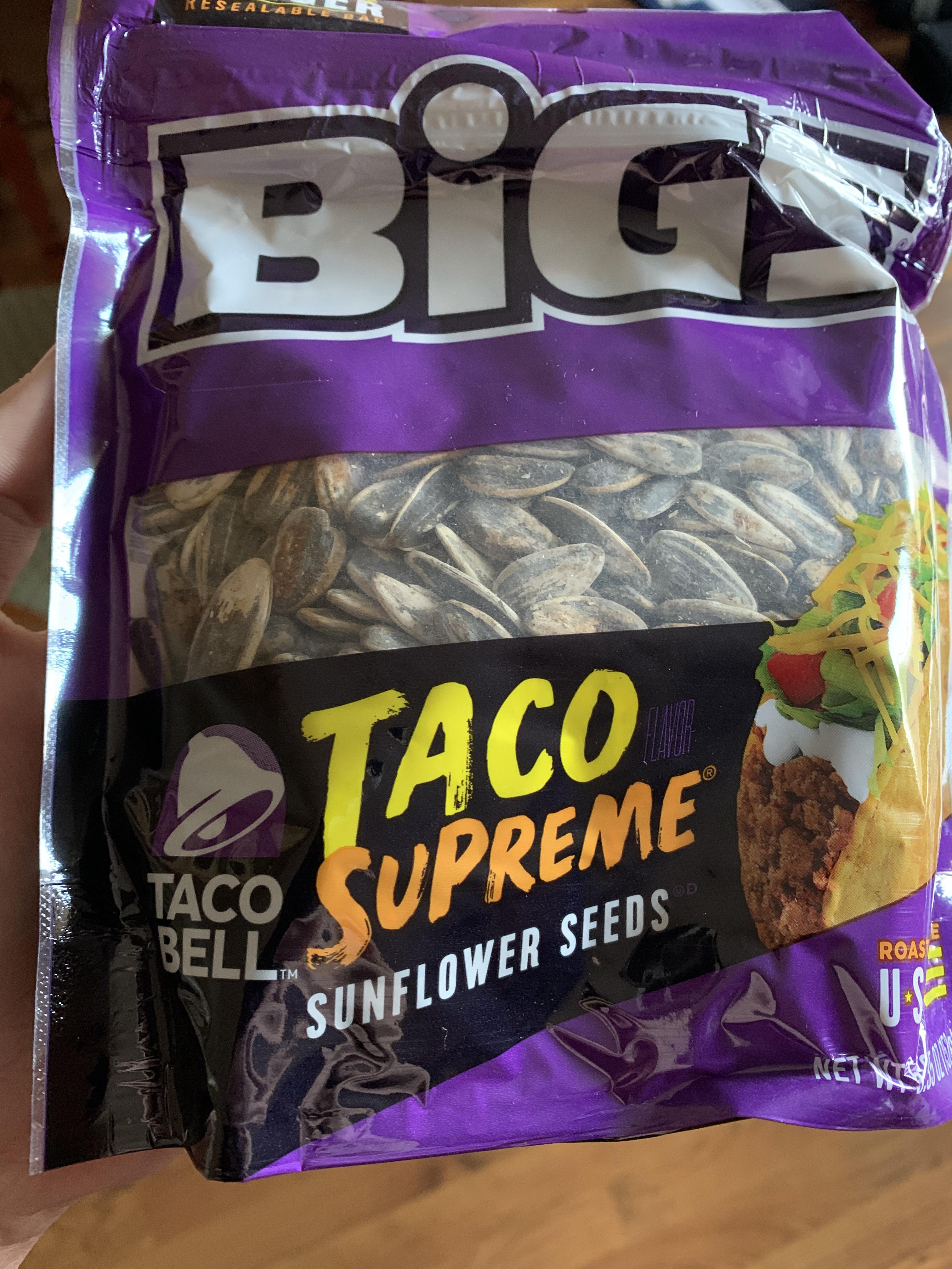 These Taco Bell flavored sunflower seeds r/mildlyinteresting