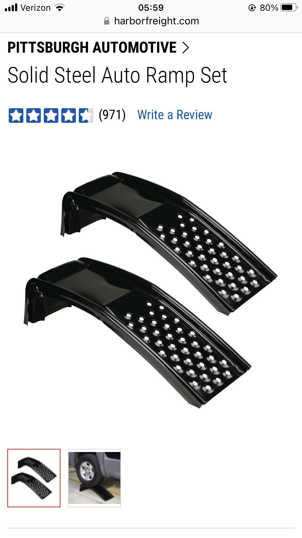 Is it safe to do an oil change with these ramps? Would it be safer to