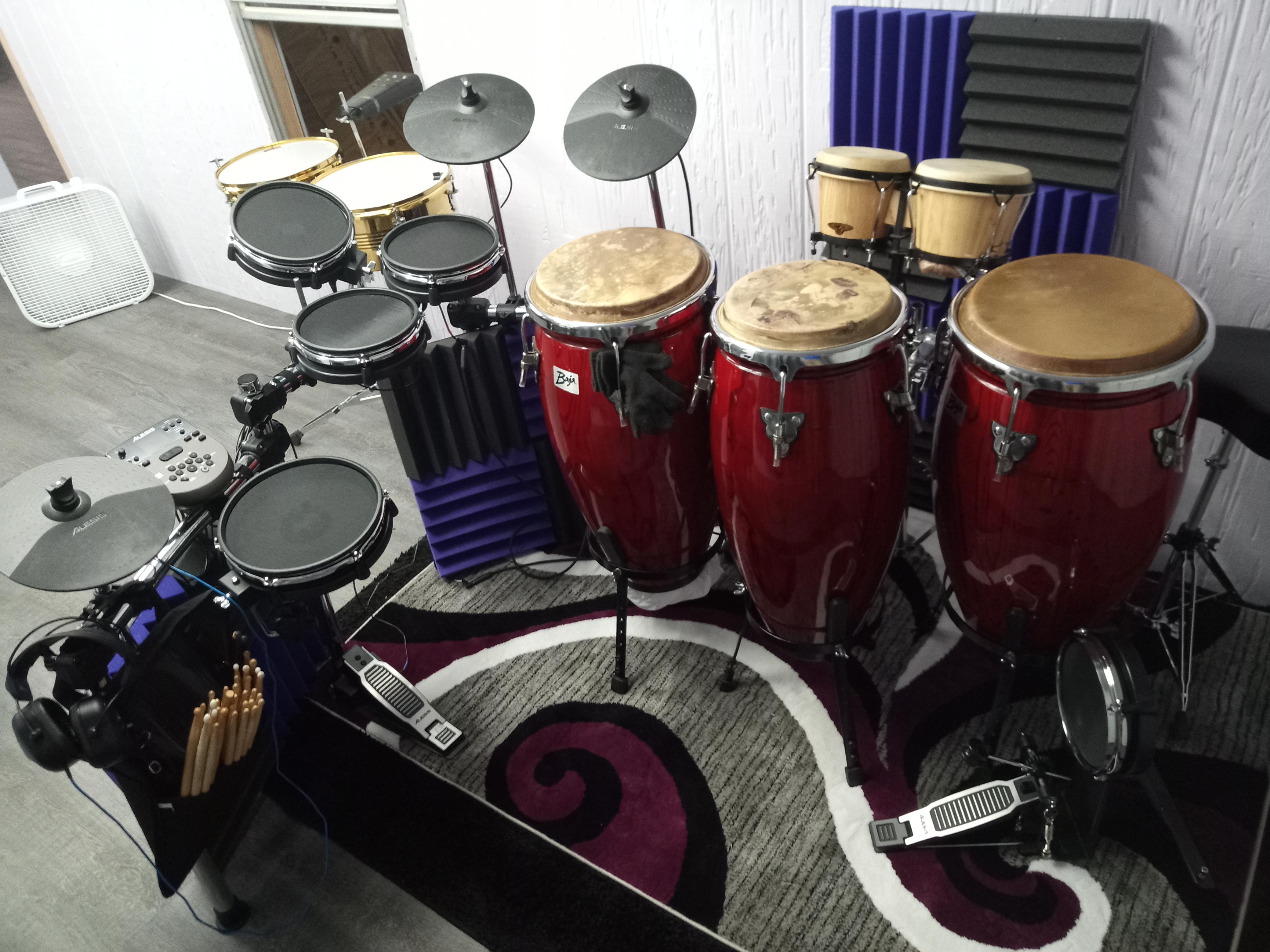 My hybrid setup. r/Drumming