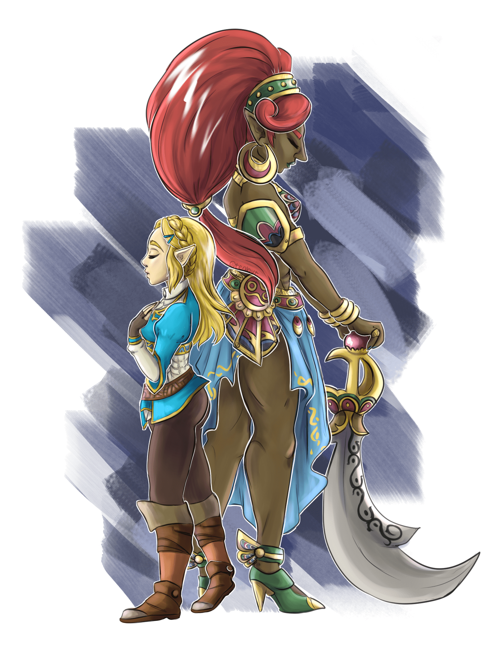 Urbosa & Zelda r/zelda