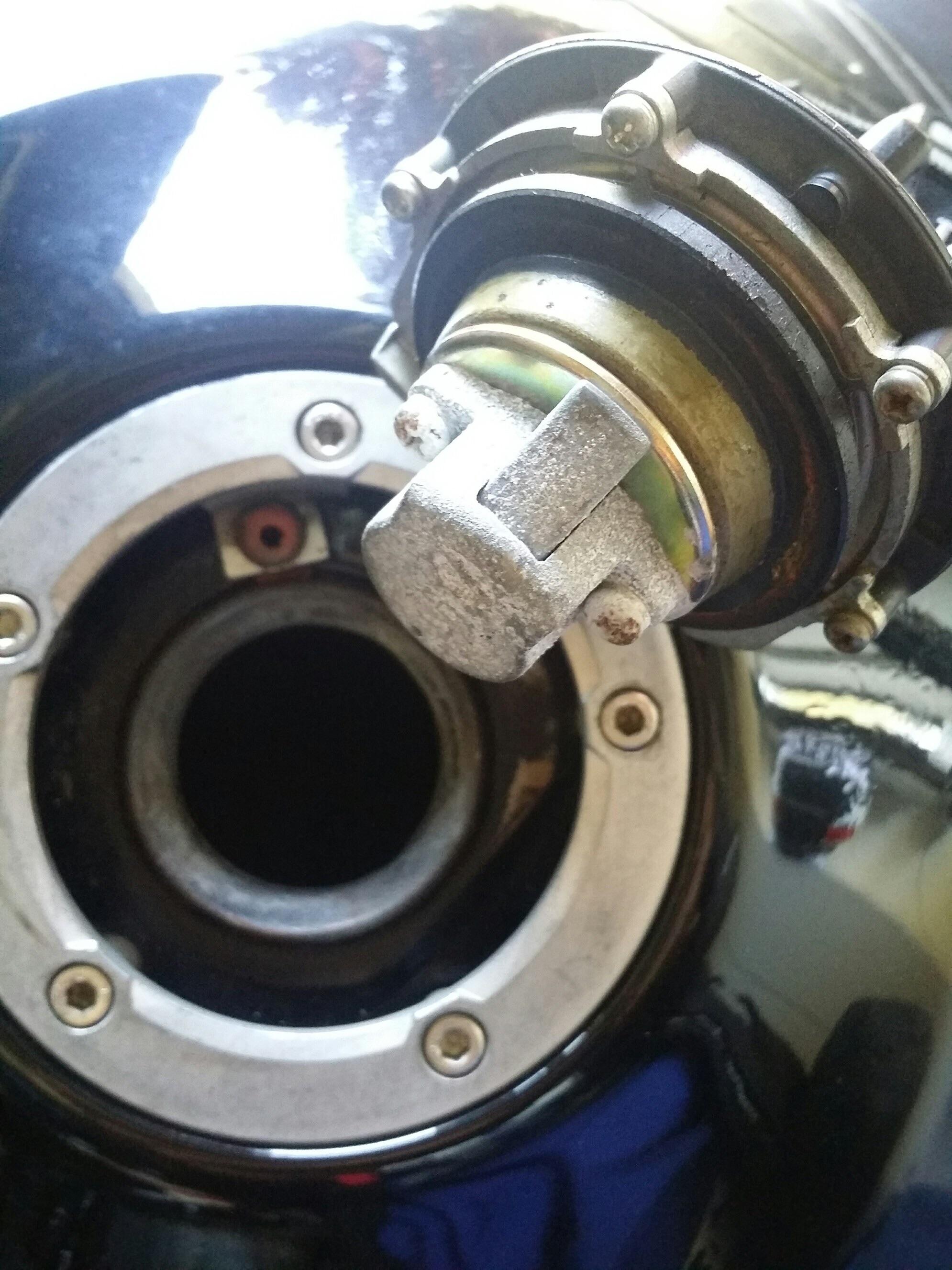 Why does my gas tank look like this? motorcycles