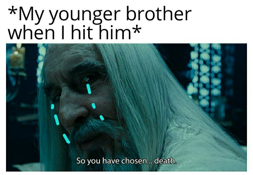 I barely touched you! memes