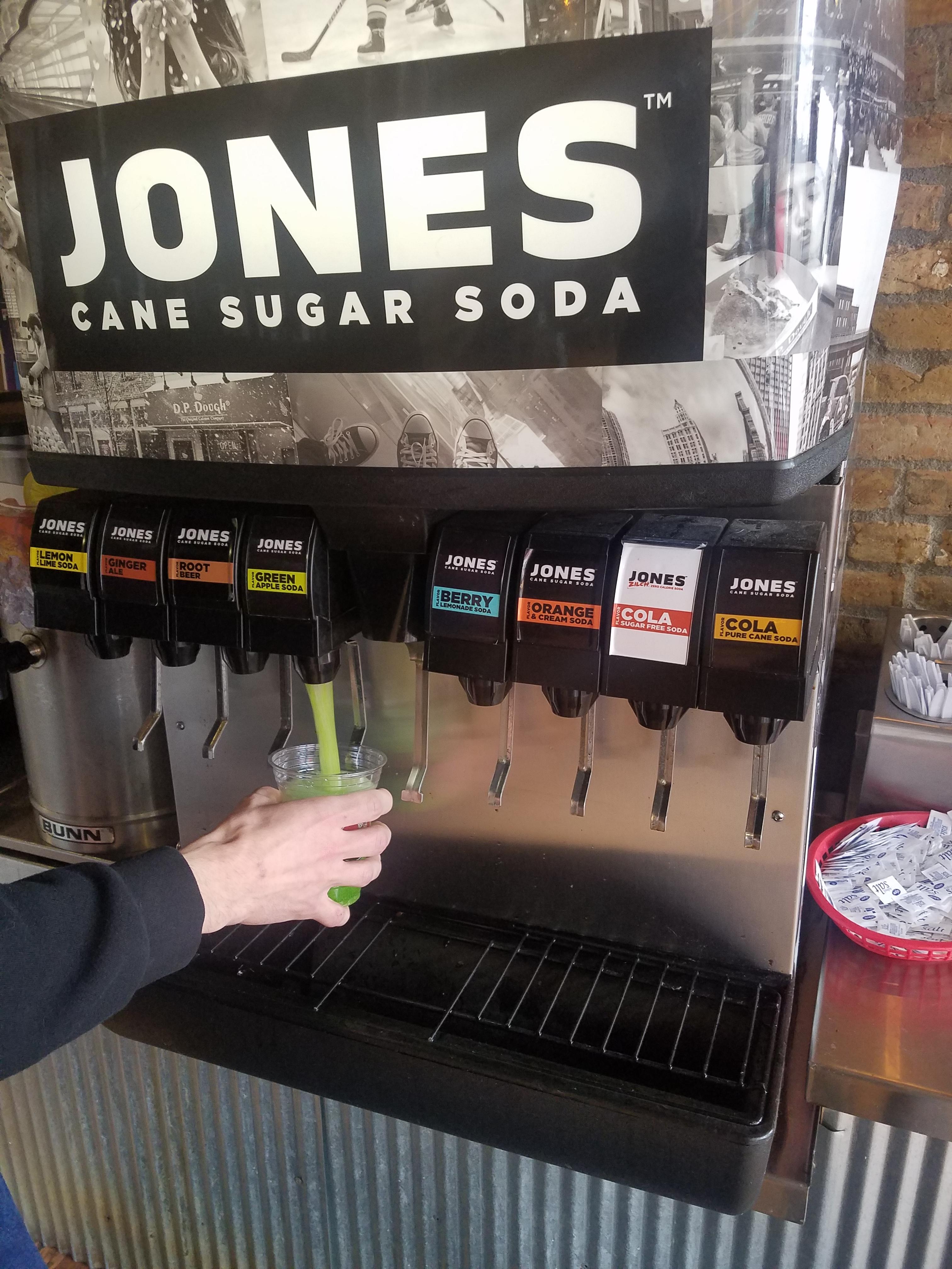 I was overwhelmed with excitement to see this soda fountain existed out