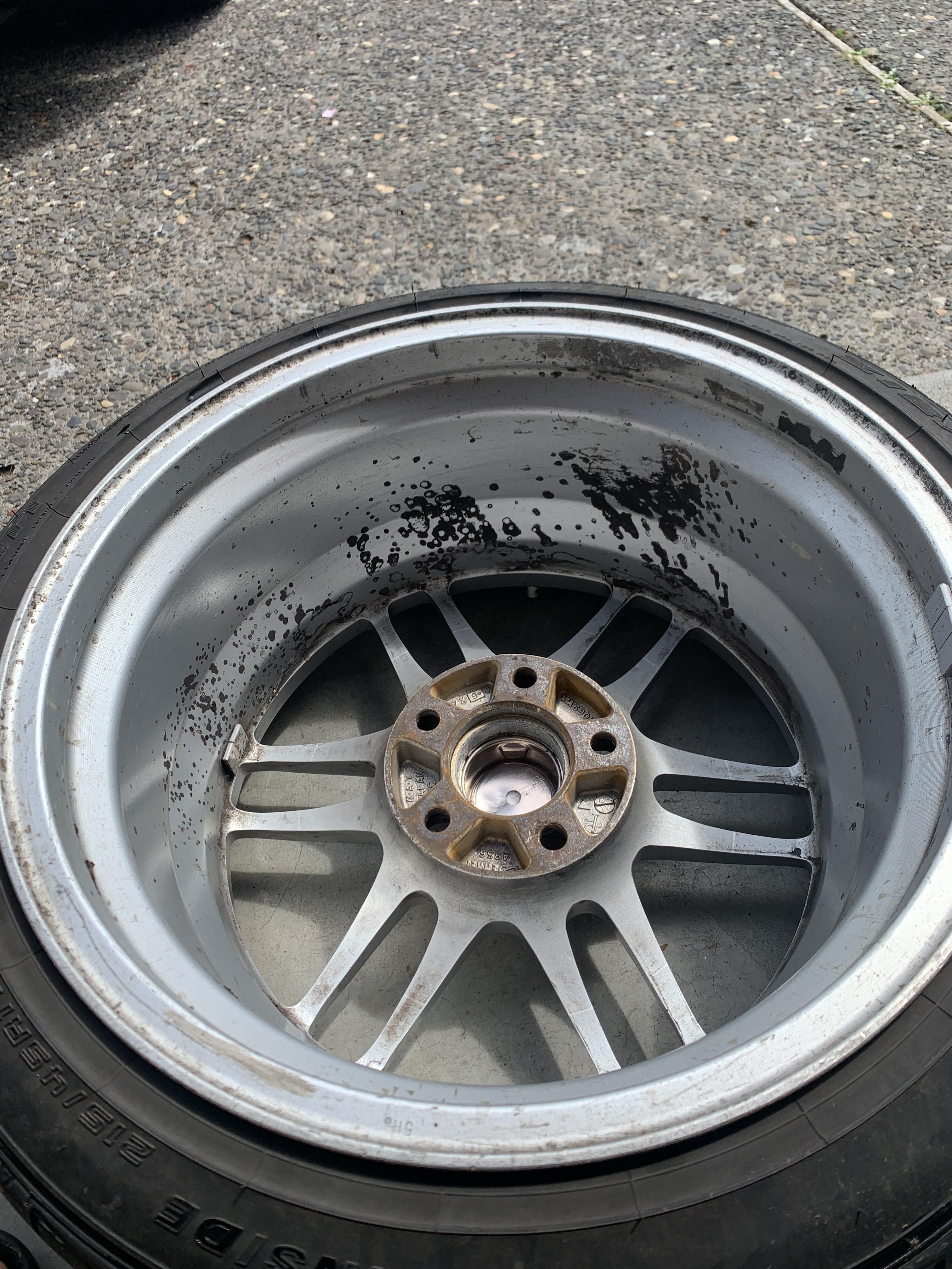 How do I get this splatter off my wheels. I have a feeling it’s paint