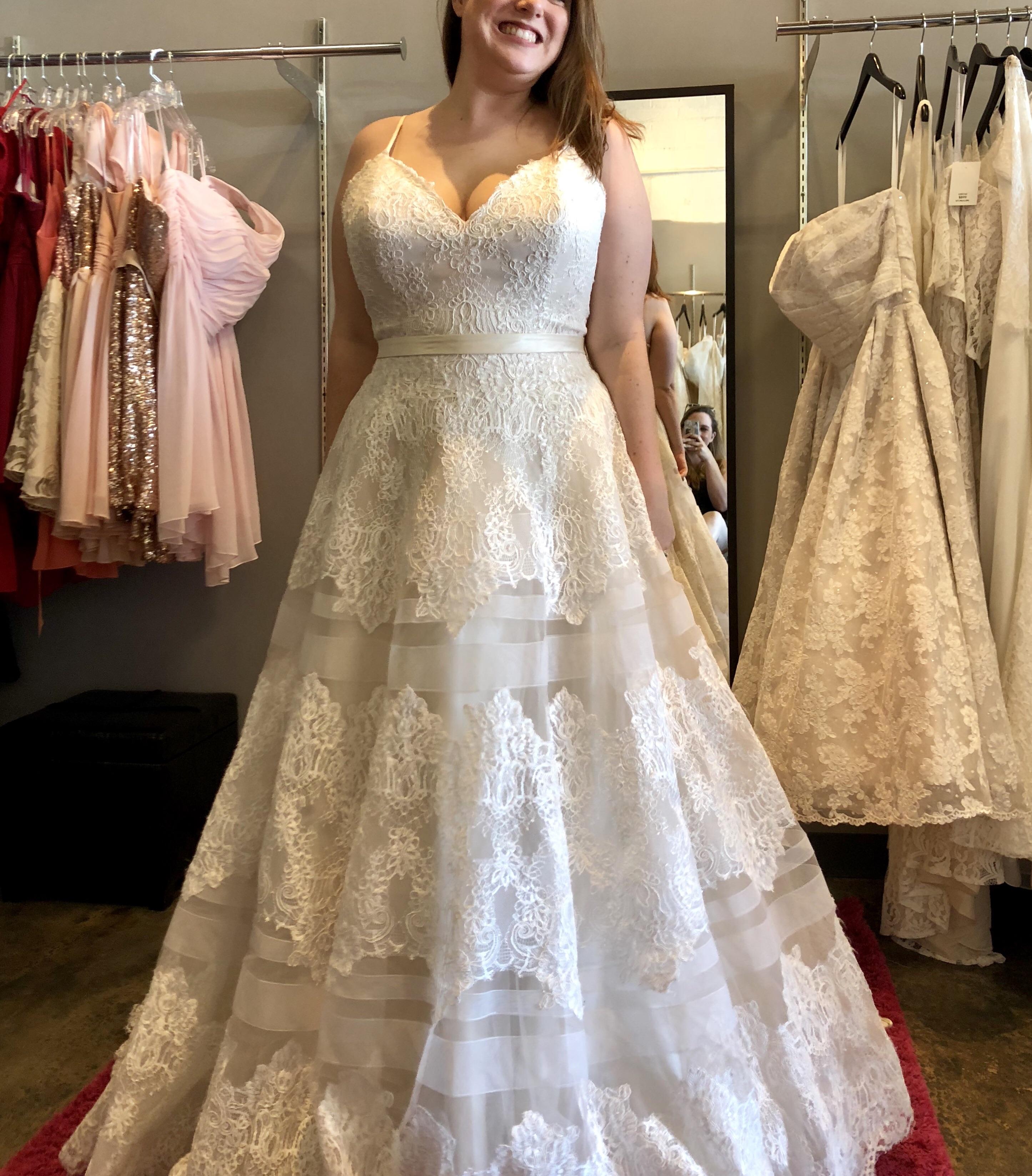 When nothing compares to the first dress I try on. r/weddingplanning