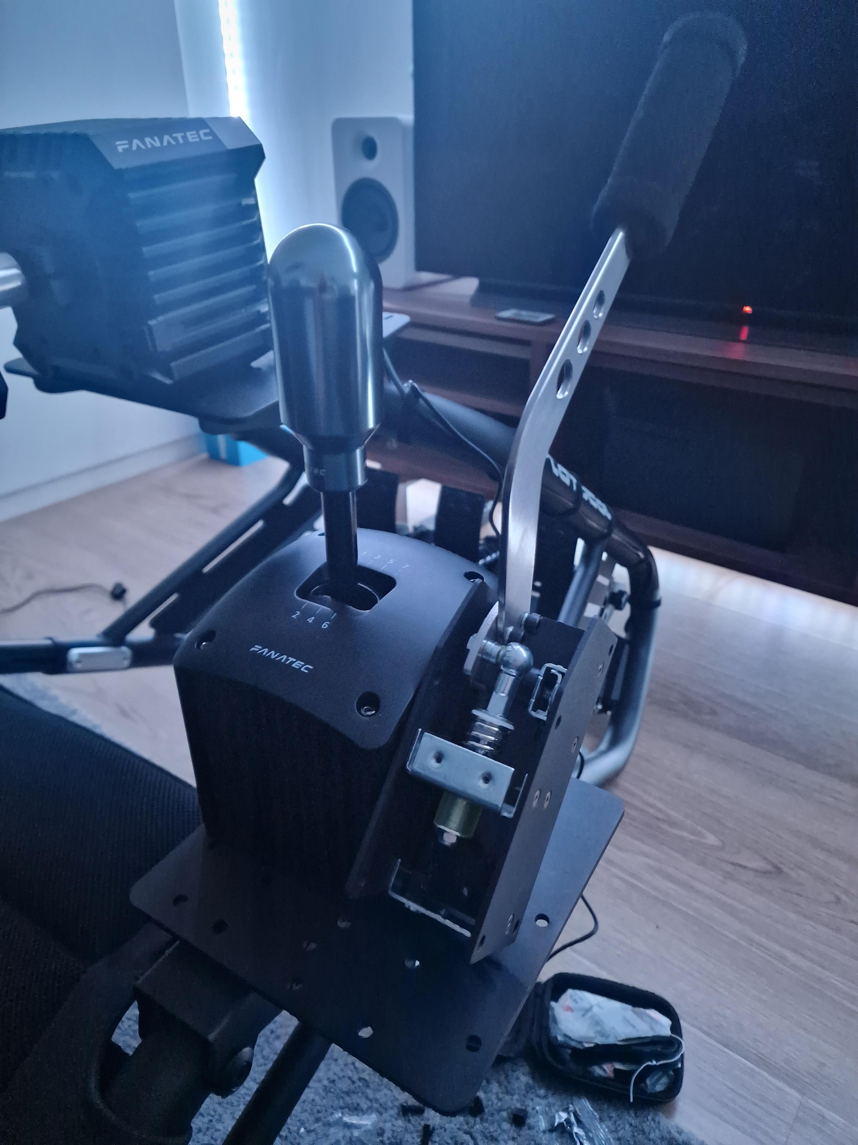 Mounting Fanatec shifter and handbrake to Playseat Trophy : r/Fanatec