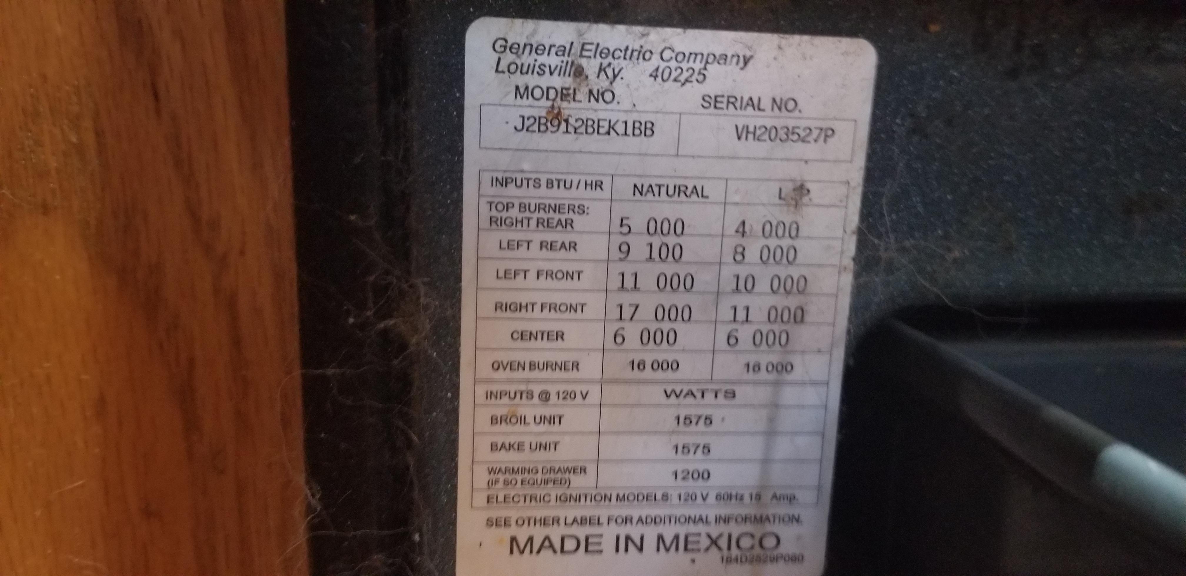 GE dual fuel range oven troubleshooting r/appliancerepair