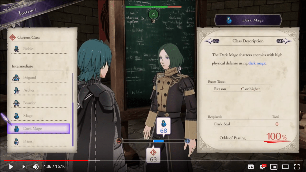 FE3H Dark Mage needs a specific promotion item (From the new French