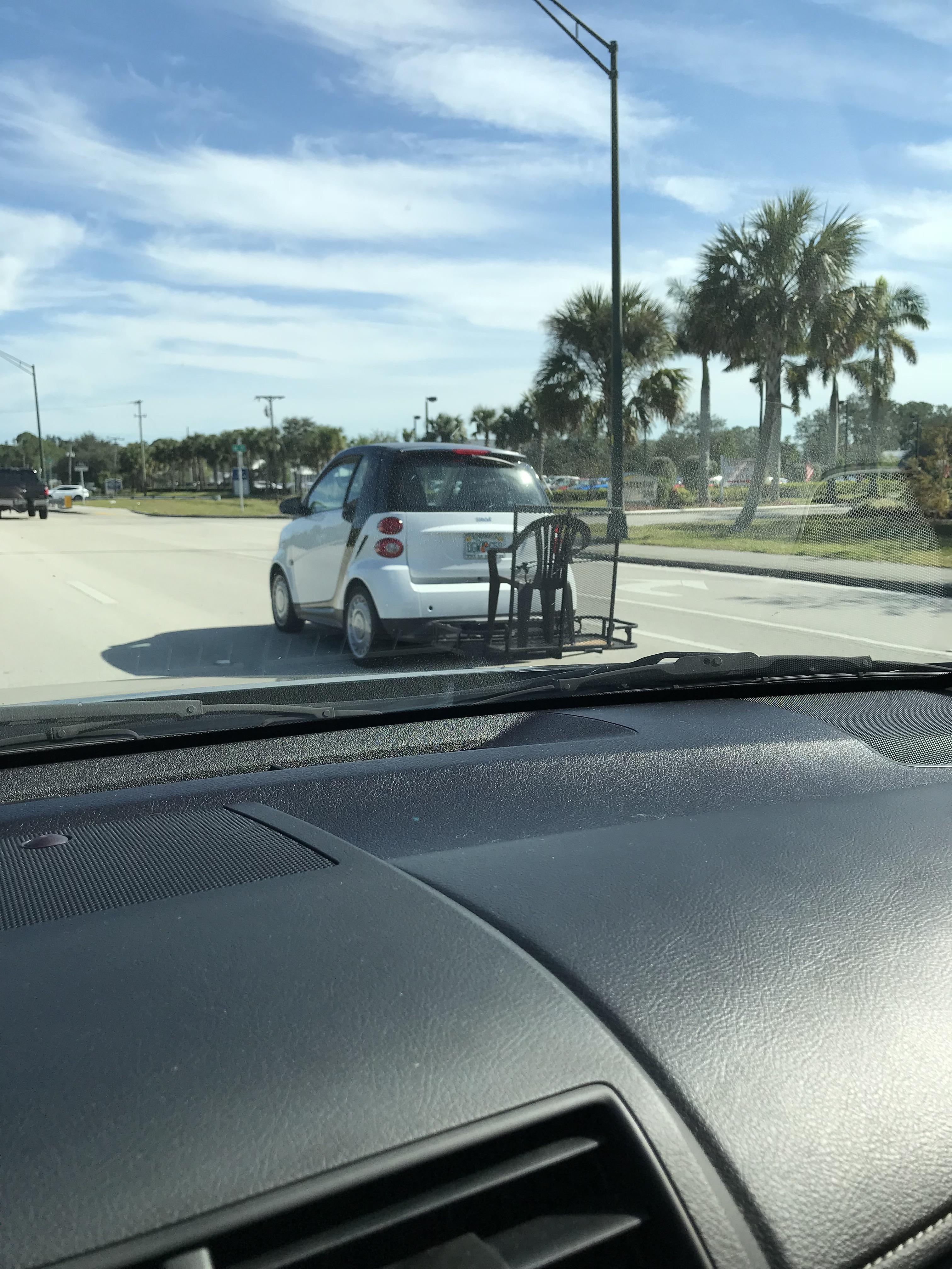 Smart car has impressive towing capacity funny