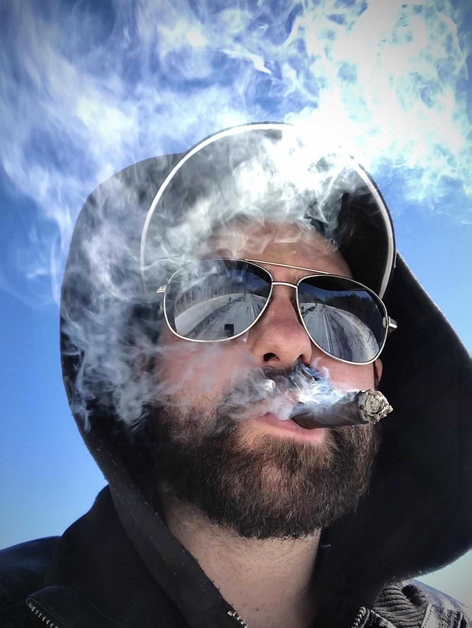 Poor mans choice with a gas station cigar. At least it’s beautiful out