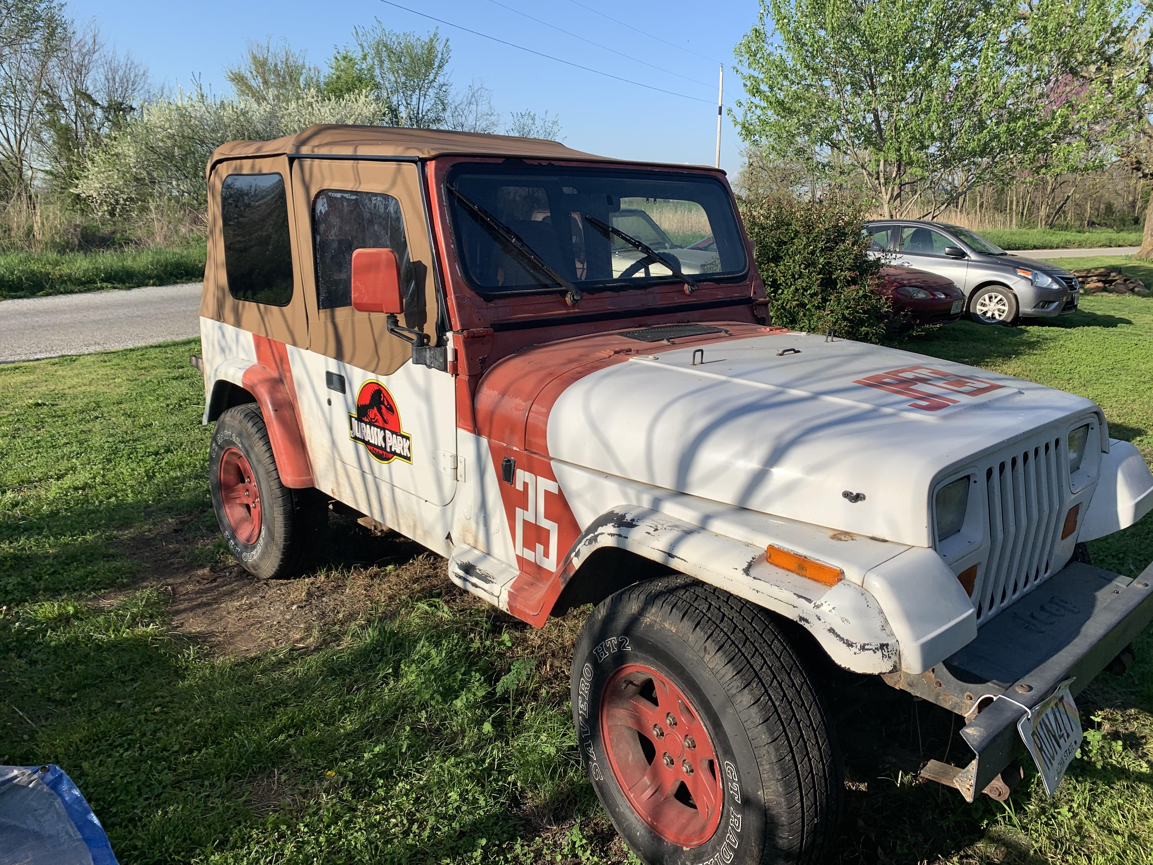 My son brought this Jeep back from Oahu after being stationed there and