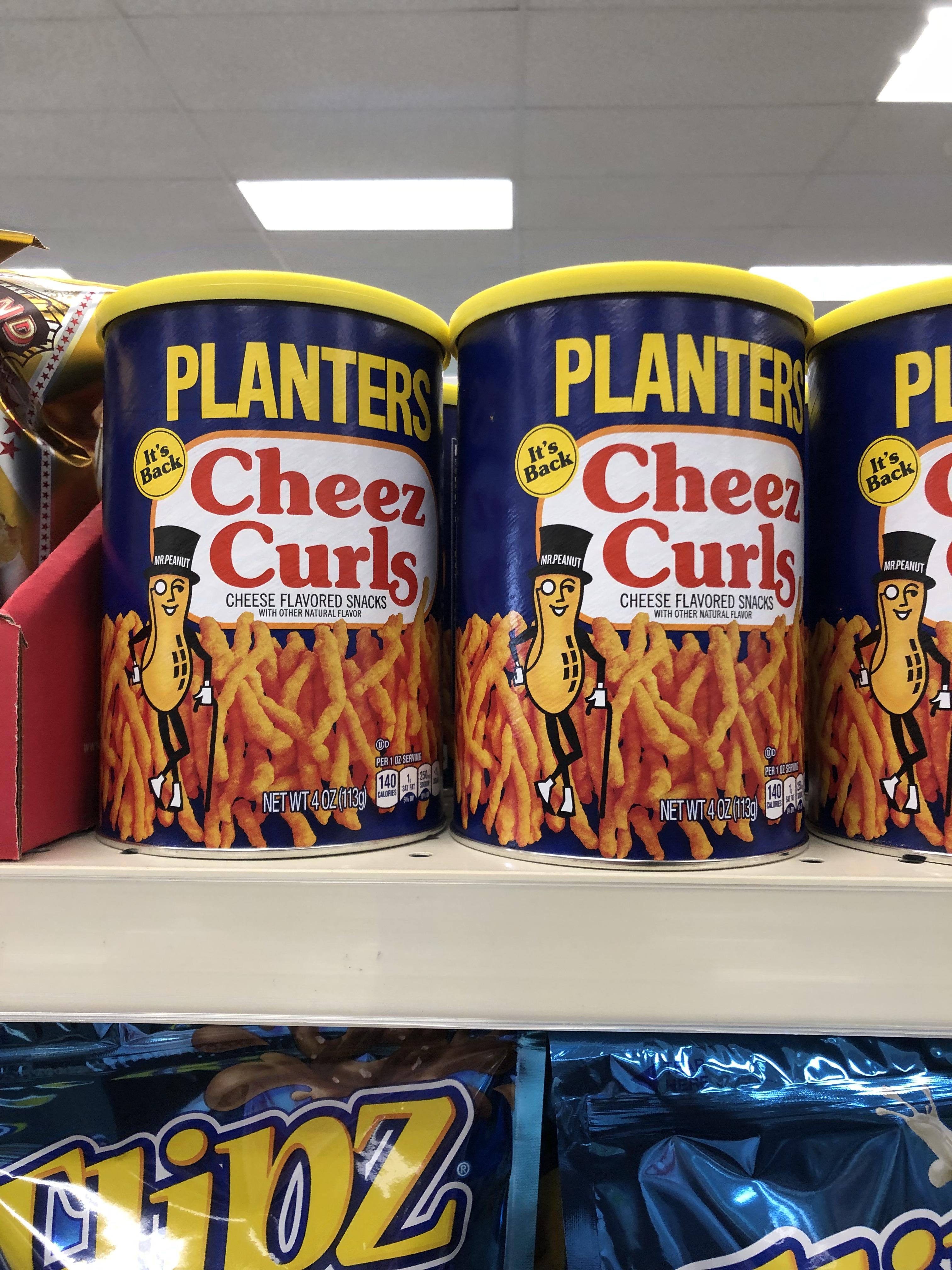 Planters Cheez Curls nostalgia