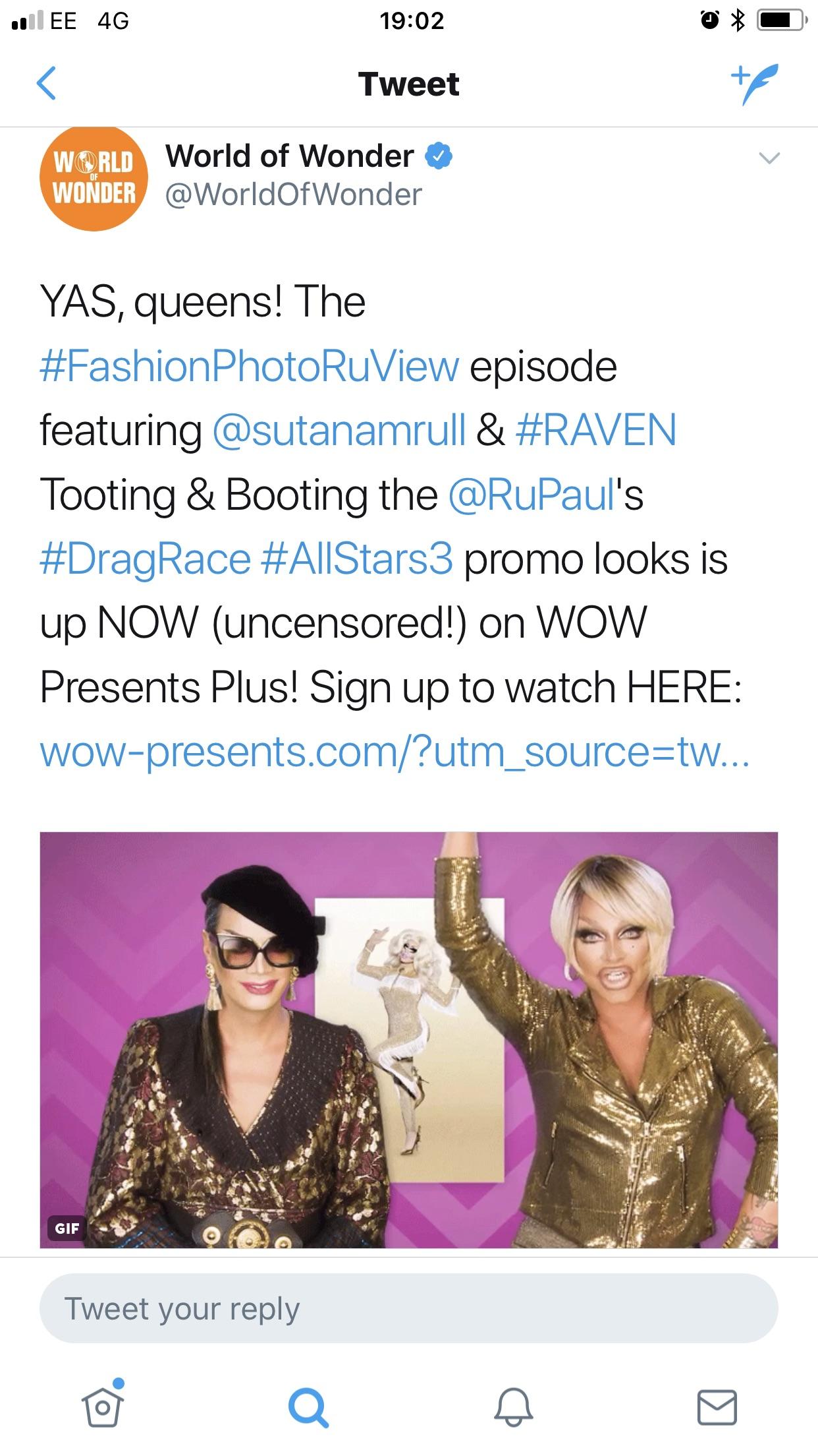AS3 FPR is up...on WOW Presents Plus. Will it be on YT eventually? r