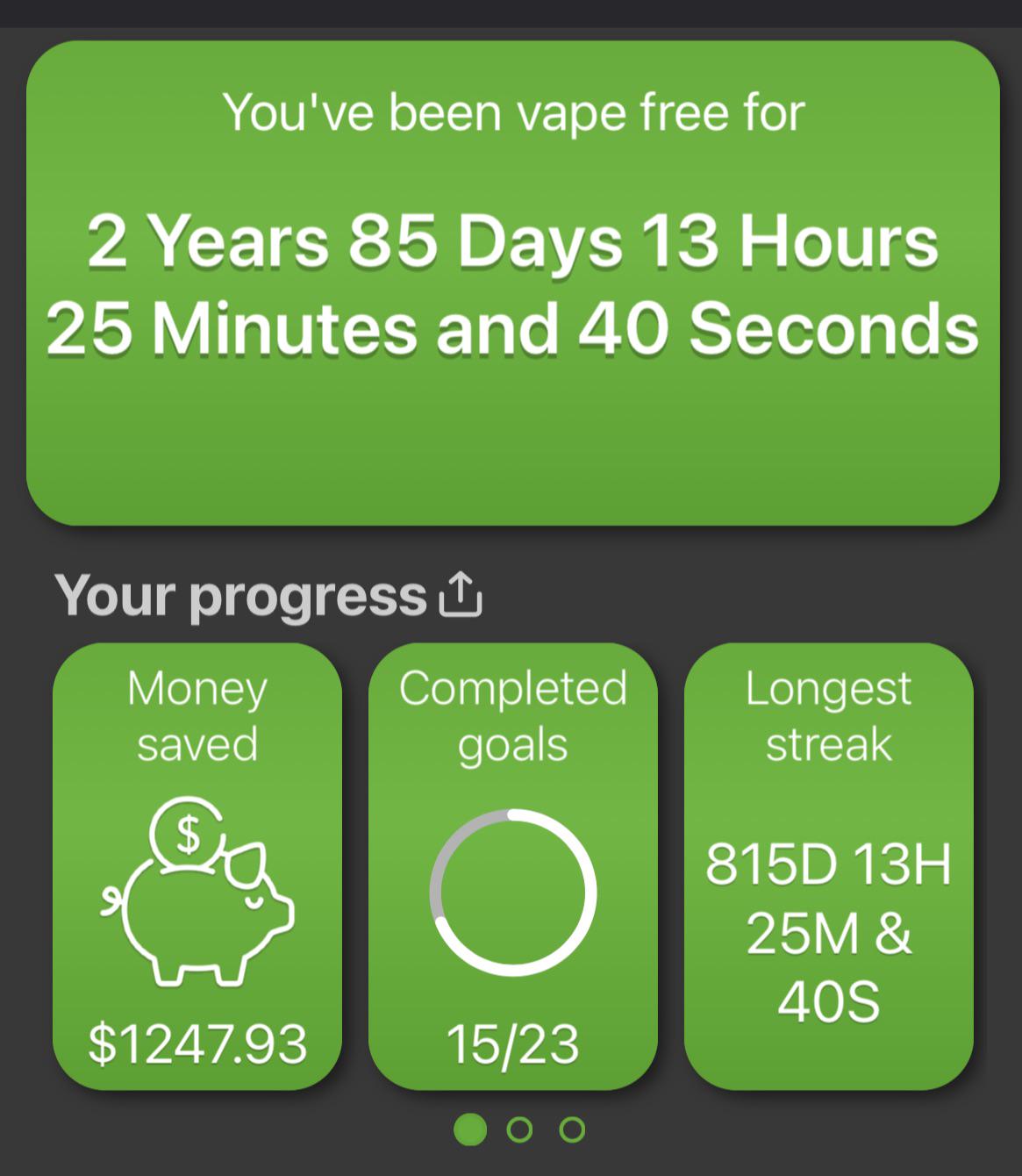 It seems only like yesterday that I quit, it was difficult but so worth