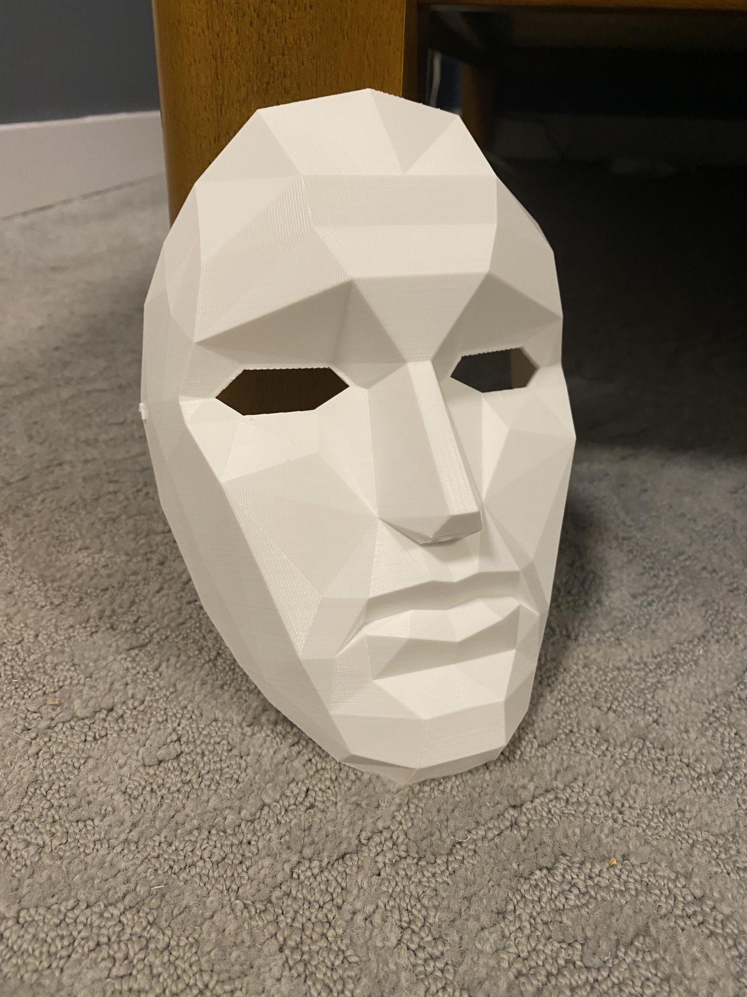 rydarj Squid Game front man mask. Still need to paint it r/3DMeltdown