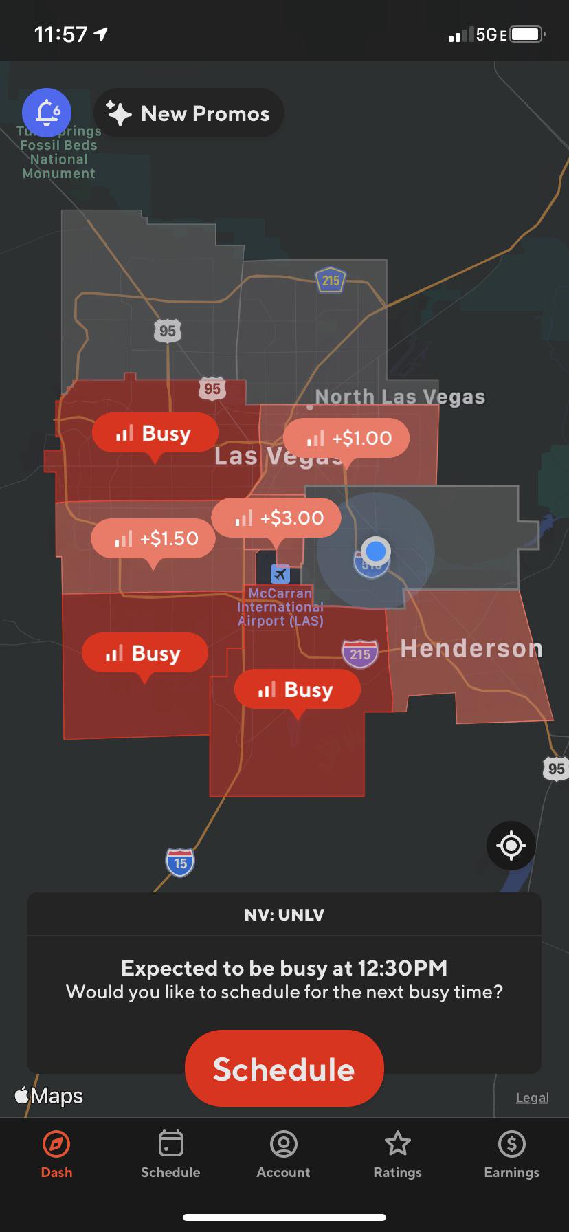 The vegas struggle doordash_drivers
