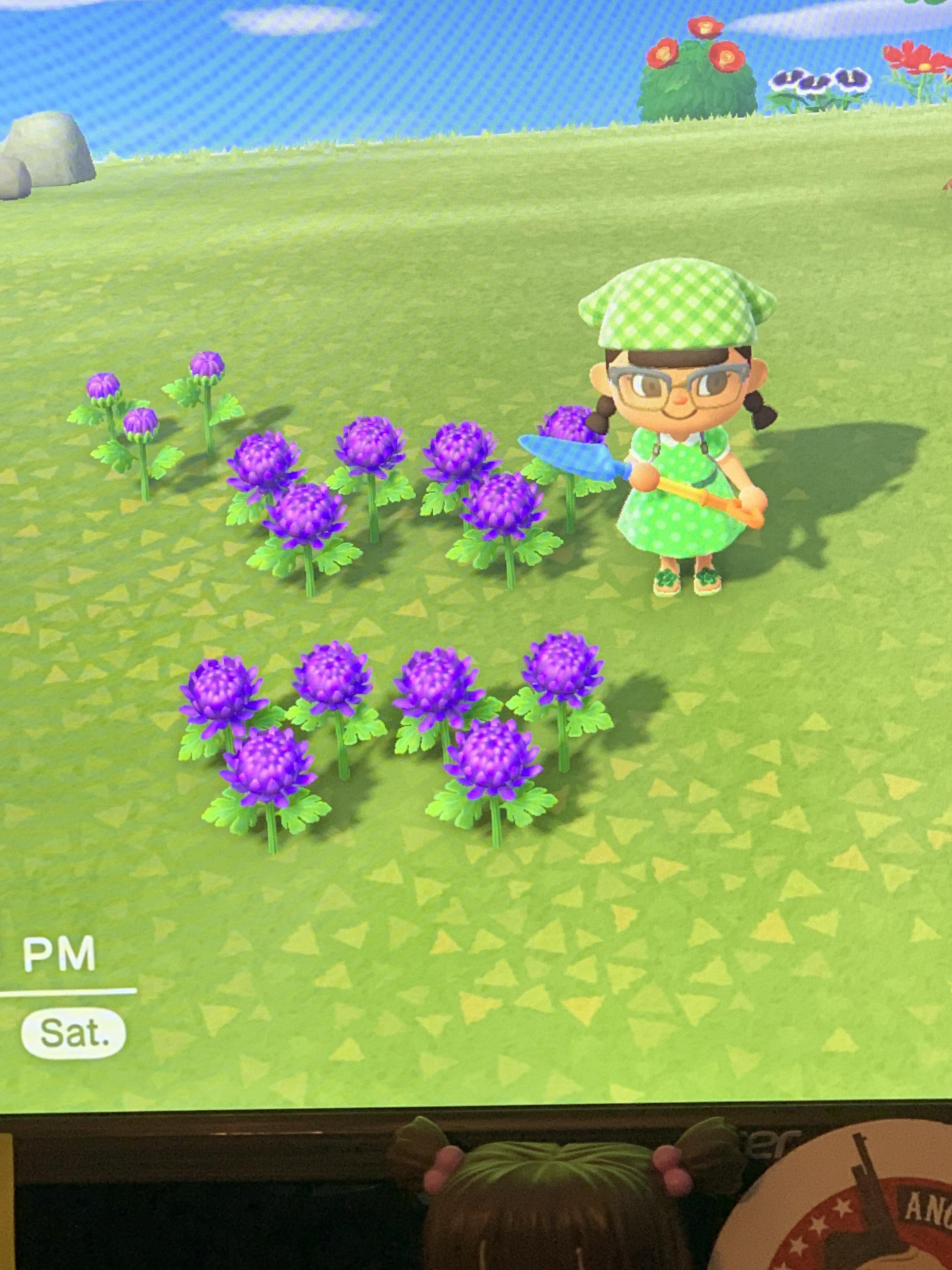 What am I doing wrong? Trying to get green mums. I’ve tried every way from straight line to zig