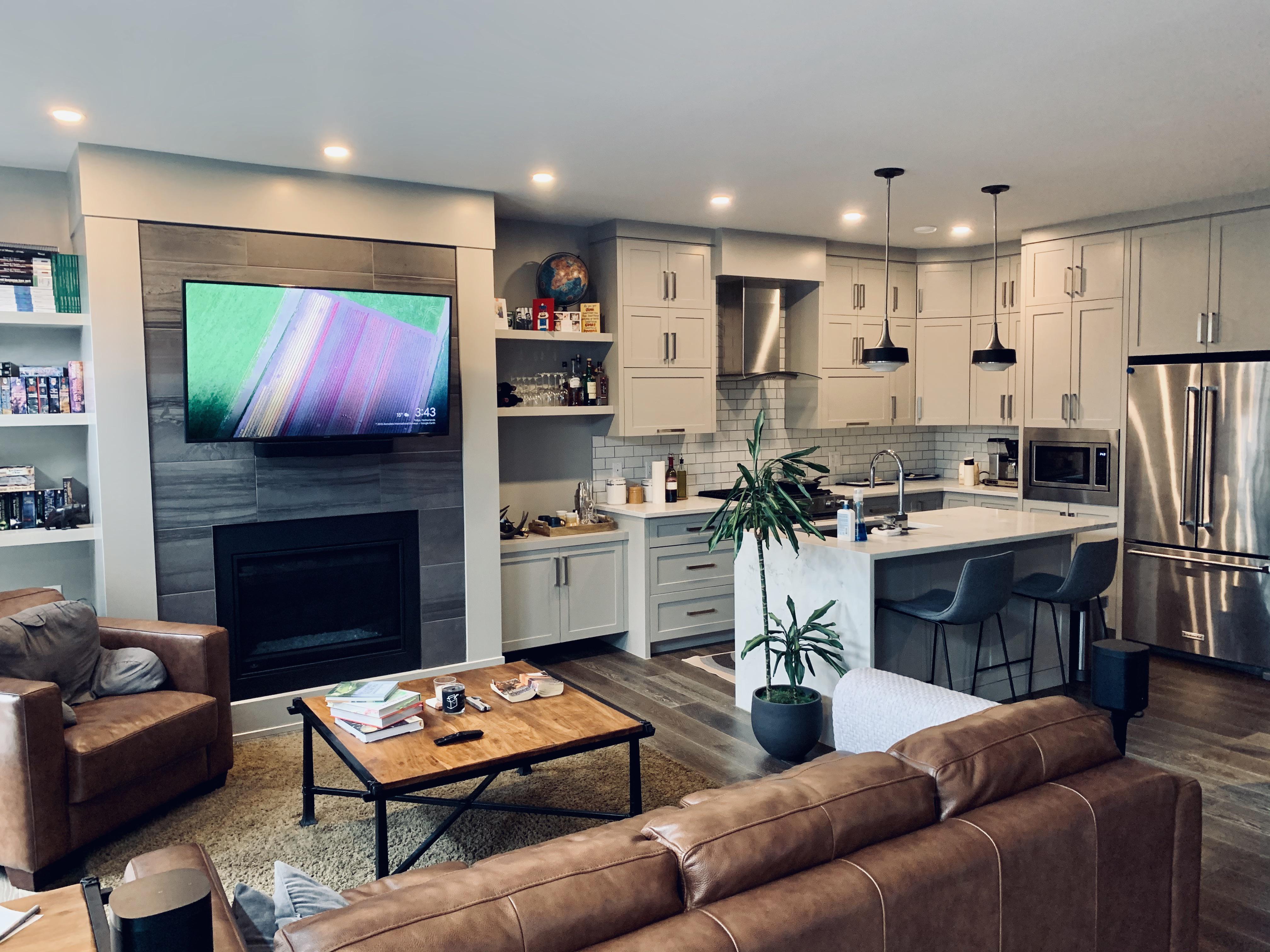 My living room / kitchen, Calgary r/TVTooHigh