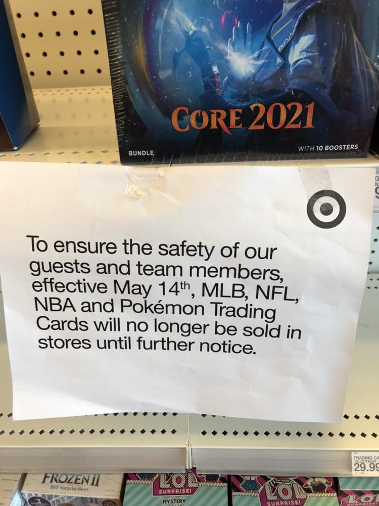 The trading cards aisle in this target gets wild r/funny