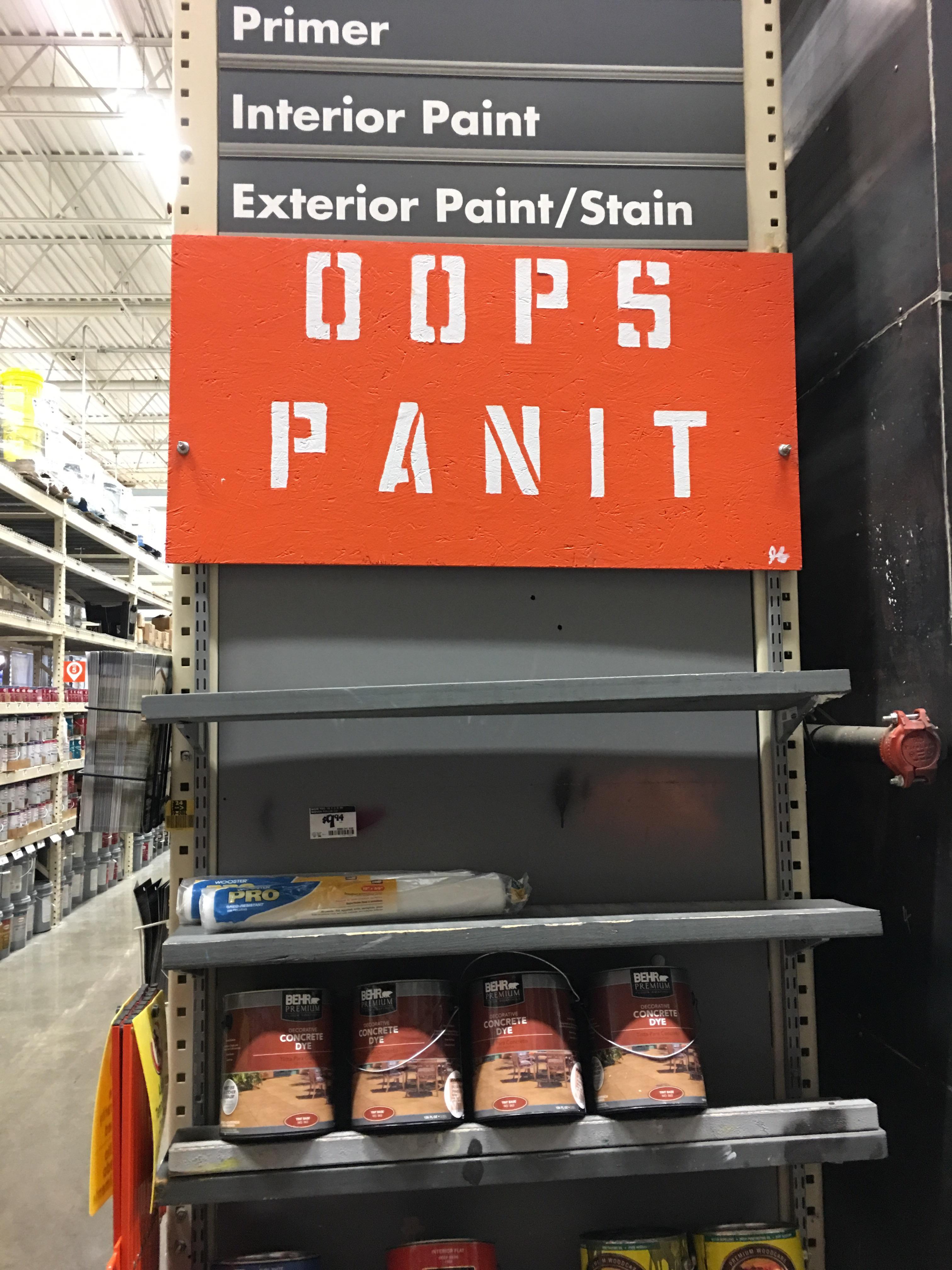 Oops. r/HomeDepot