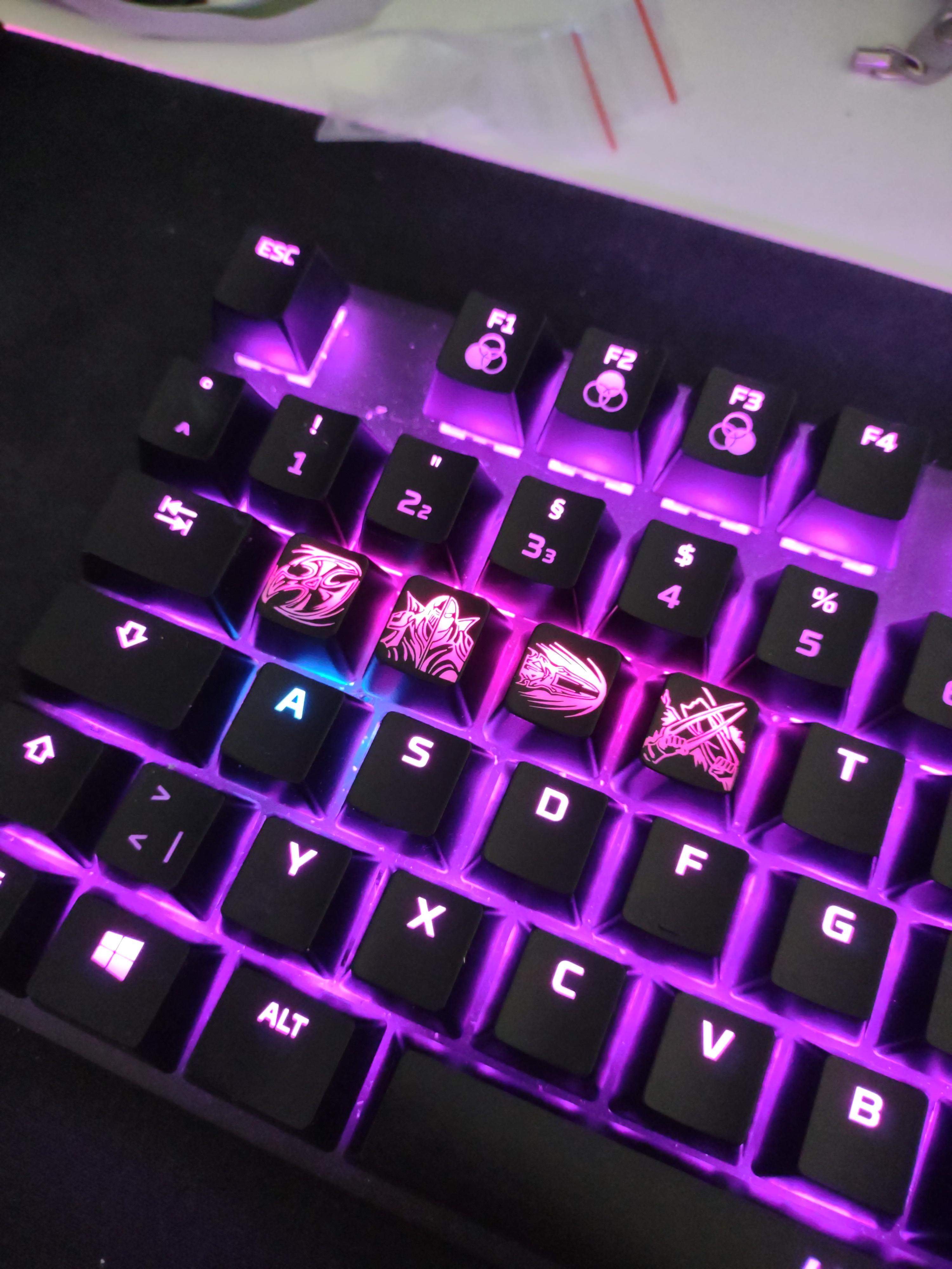 My Zed keycaps arrived! r/zedmains