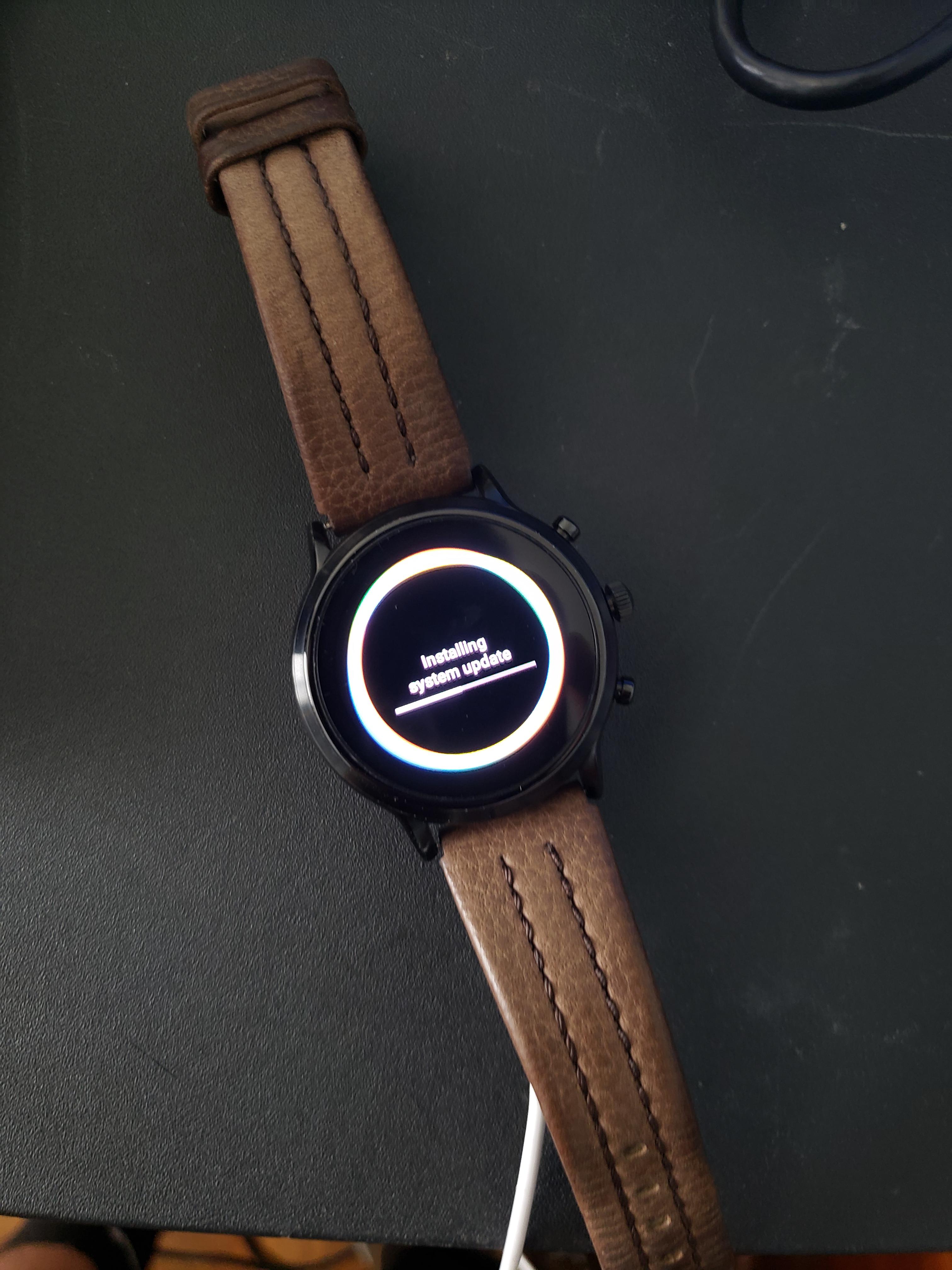Got an update on my Fossil Gen 5 r/WearOS