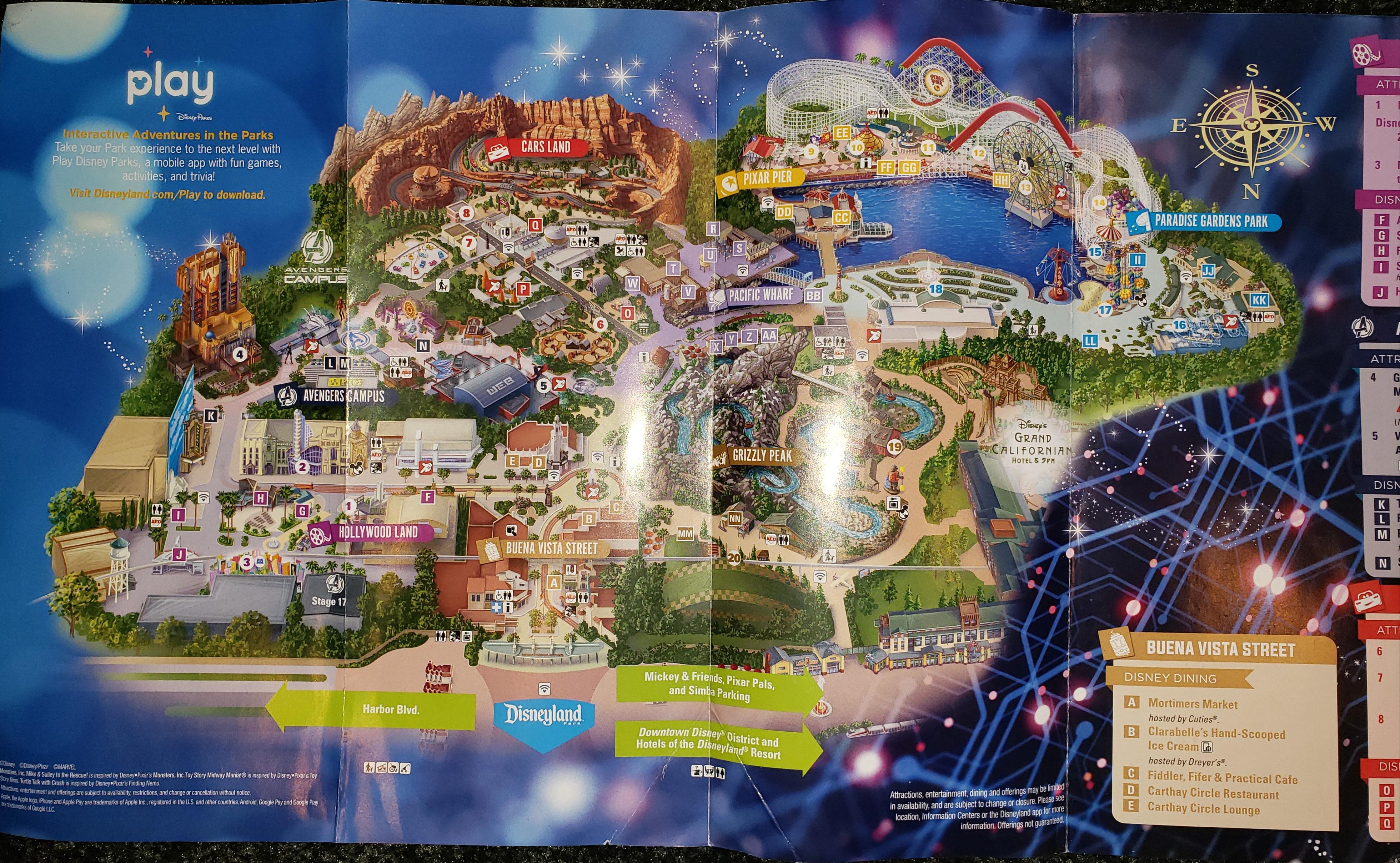 Disneyland Avengers Campus Map Resort] Guide Map, Avengers Campus - 2021 : R/Disneymaps
