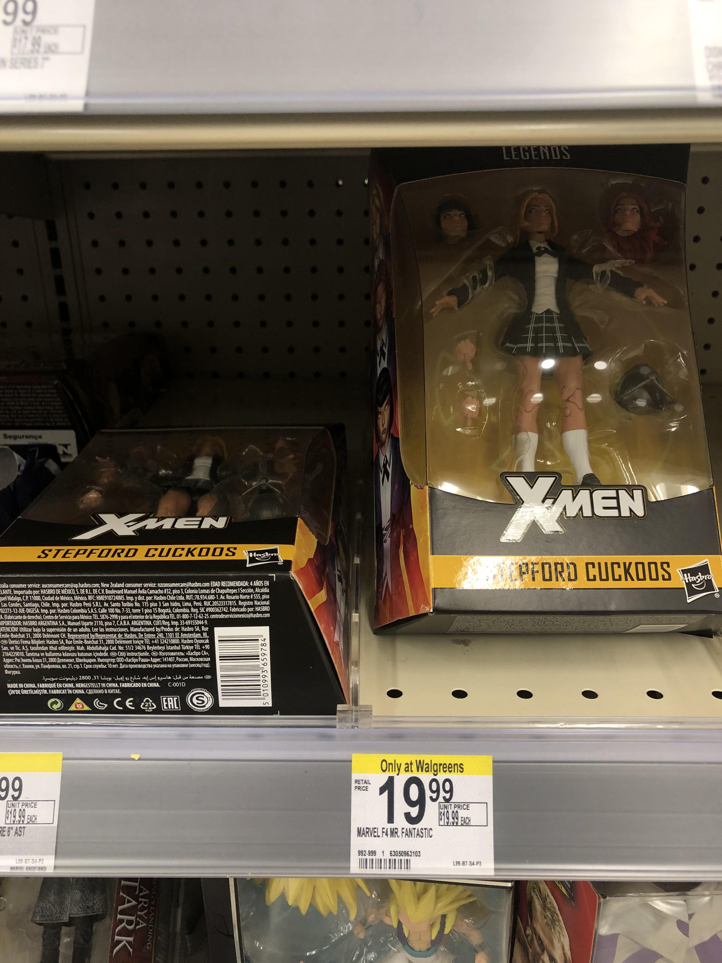Wallgreens bellevue WA 140th and 8th has 3 cukoos MarvelLegends