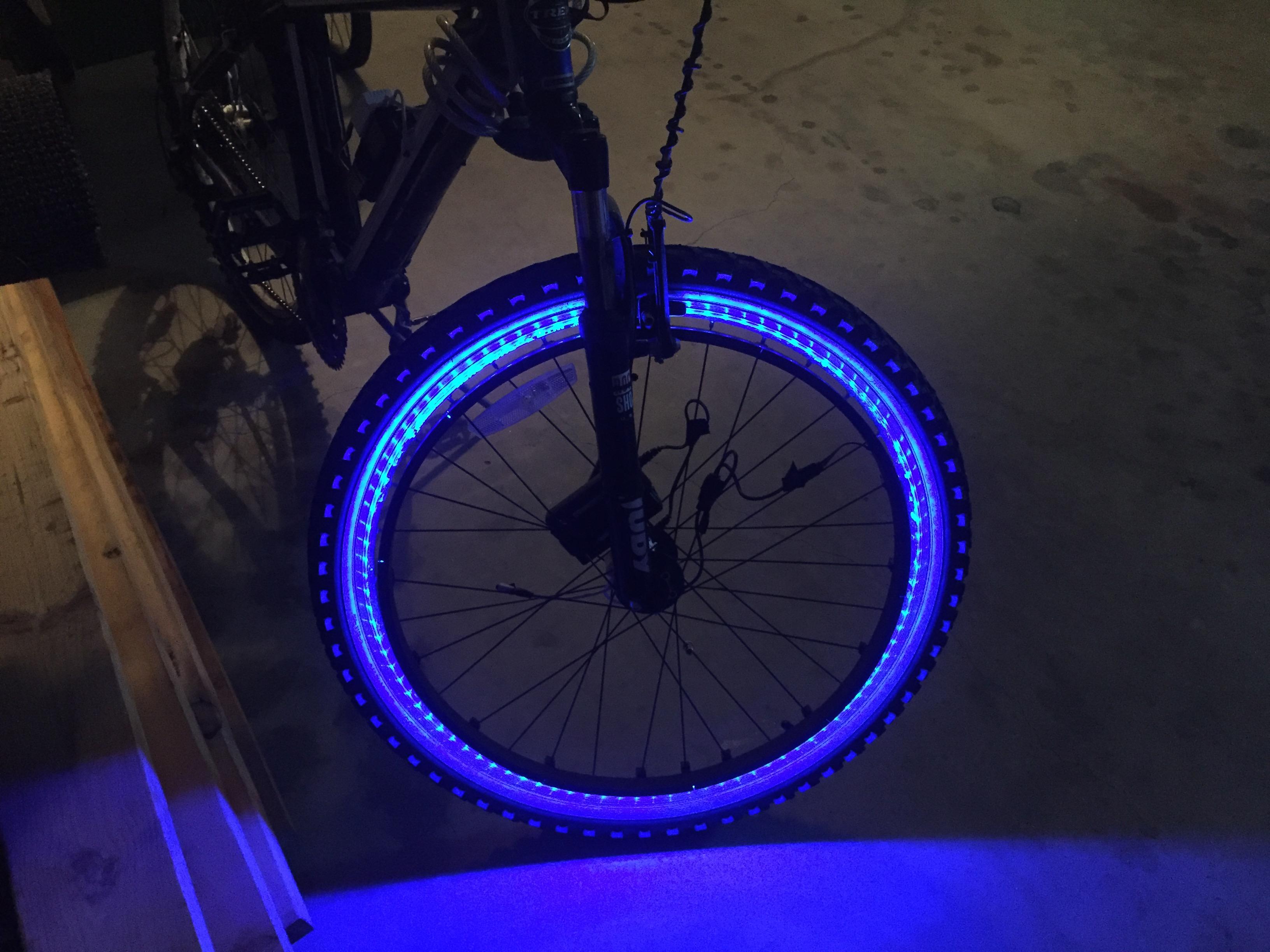 ASA bike wheel LED strip. r/3Dprinting