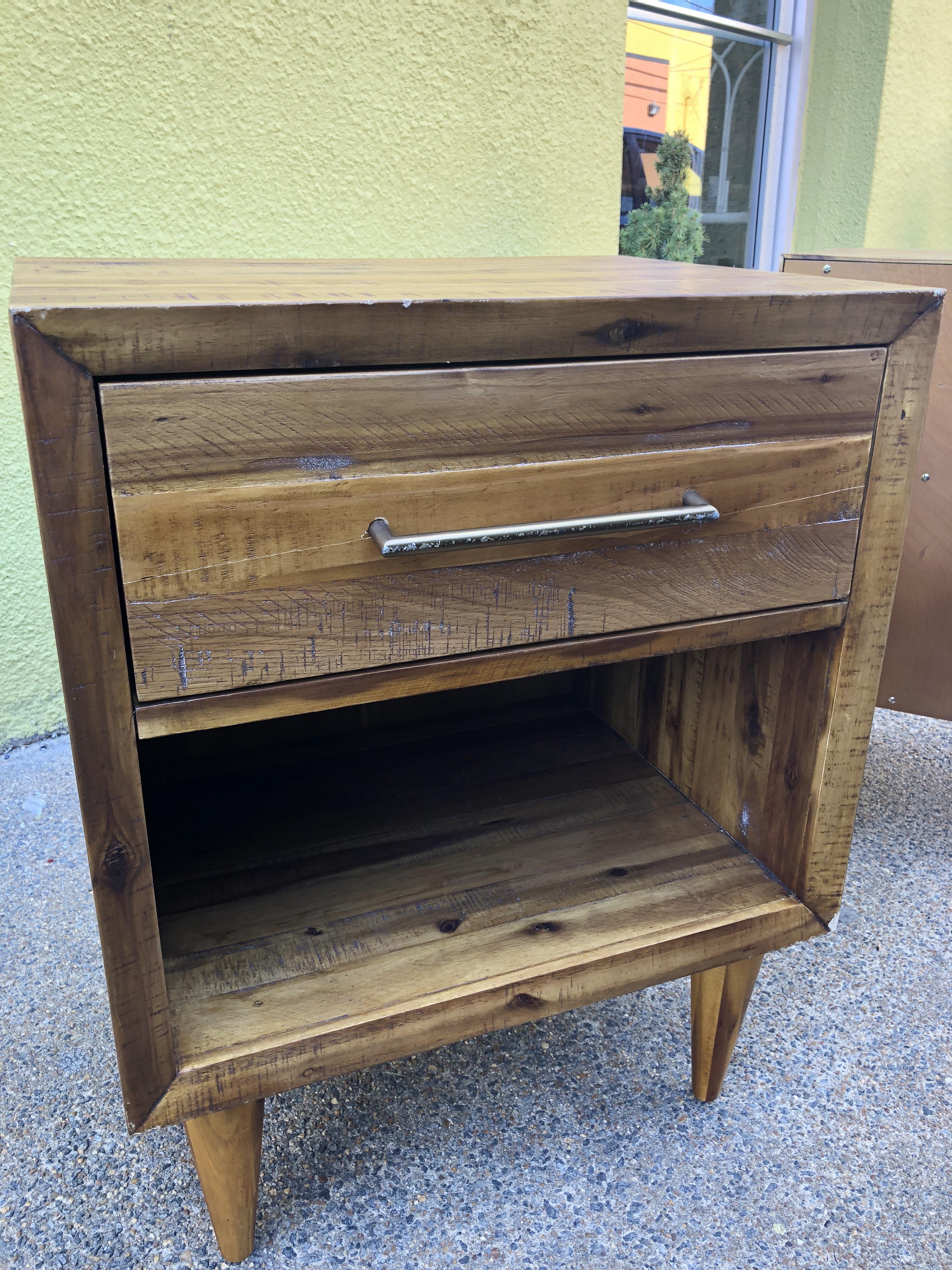 Found a pair of West Elm Nightstands for 215! Not exactly cheap, but a