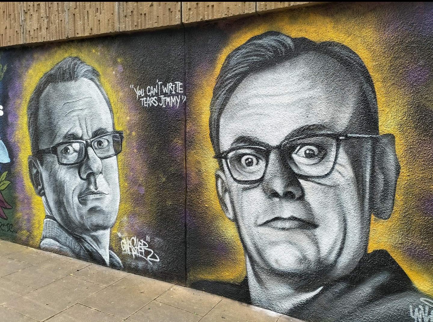 Sean Lock tribute in Northampton town centre r/mildlyinteresting
