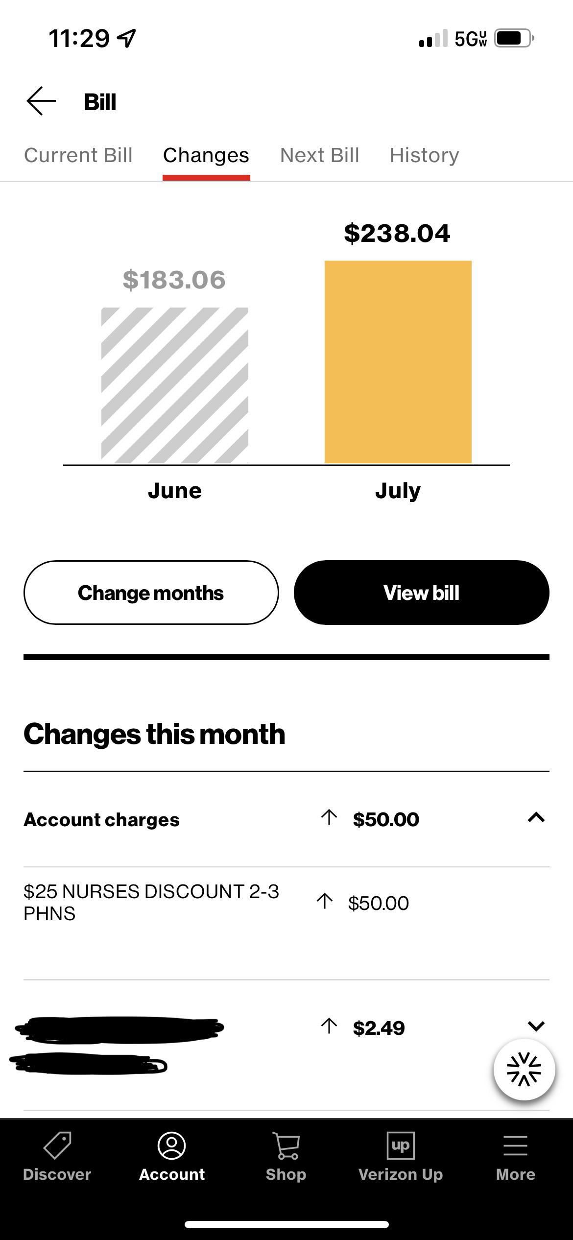 Verizon CHARGED us 50 and called it a ‘Nurse’s Discount’ r